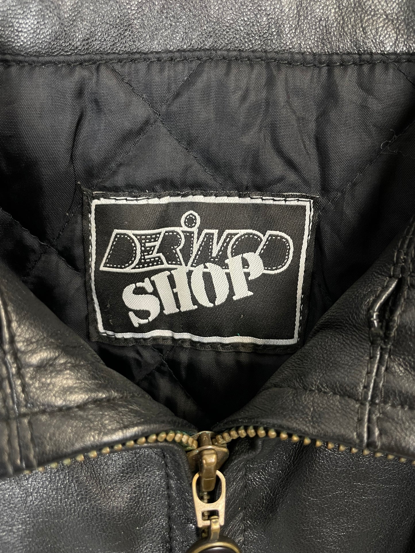Vintage Derimod Shop 90s Black Leather Jacket