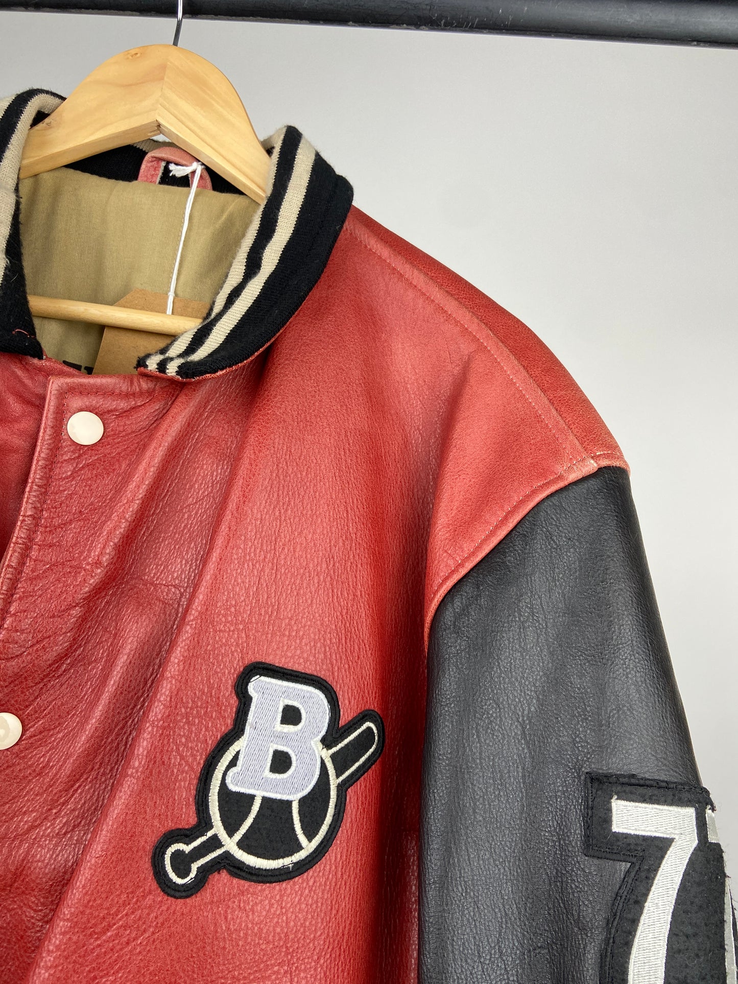 Redskins Bronx 90s Leather Baseball Jacket