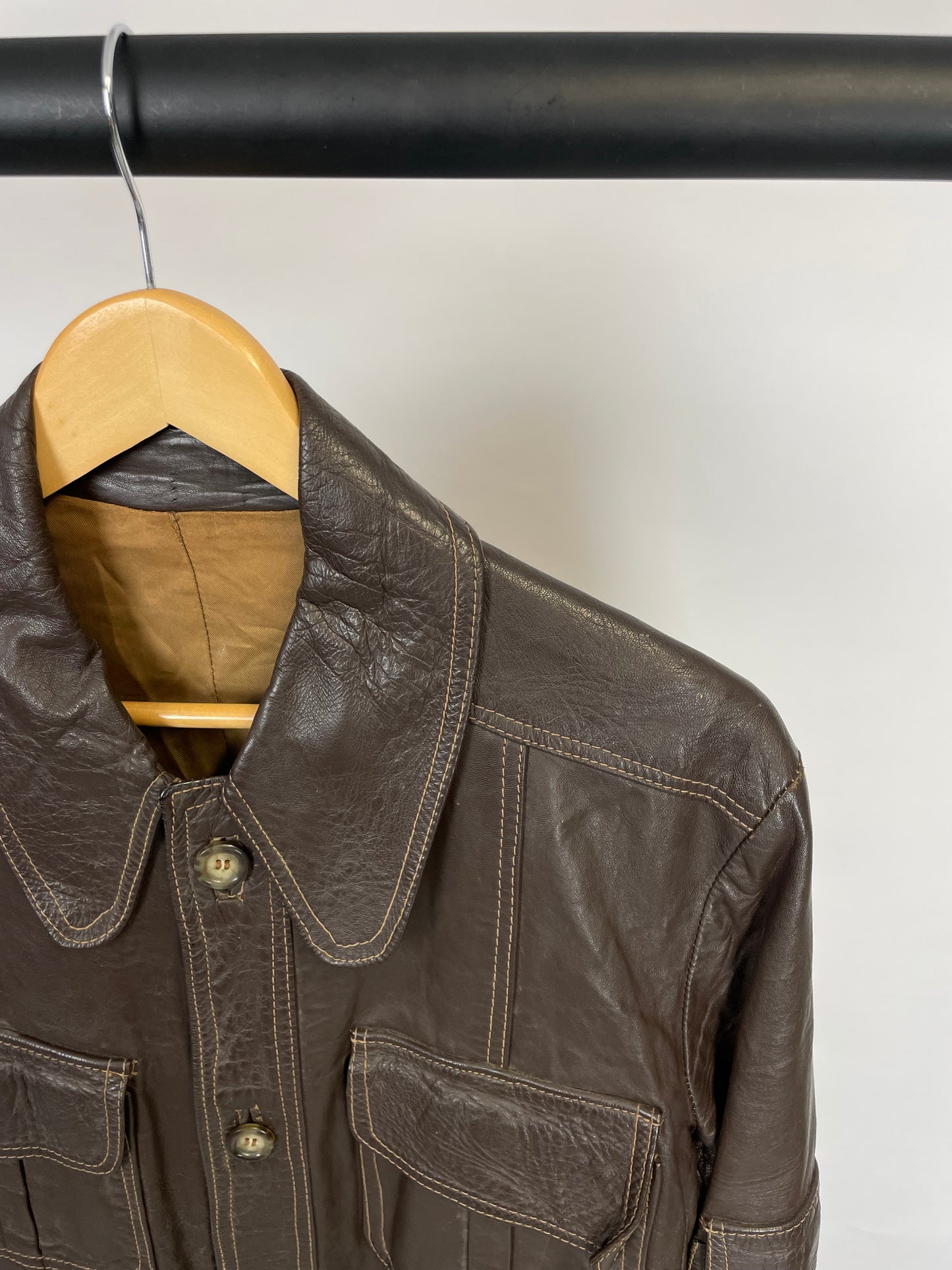 Vintage 70s Leather Jacket