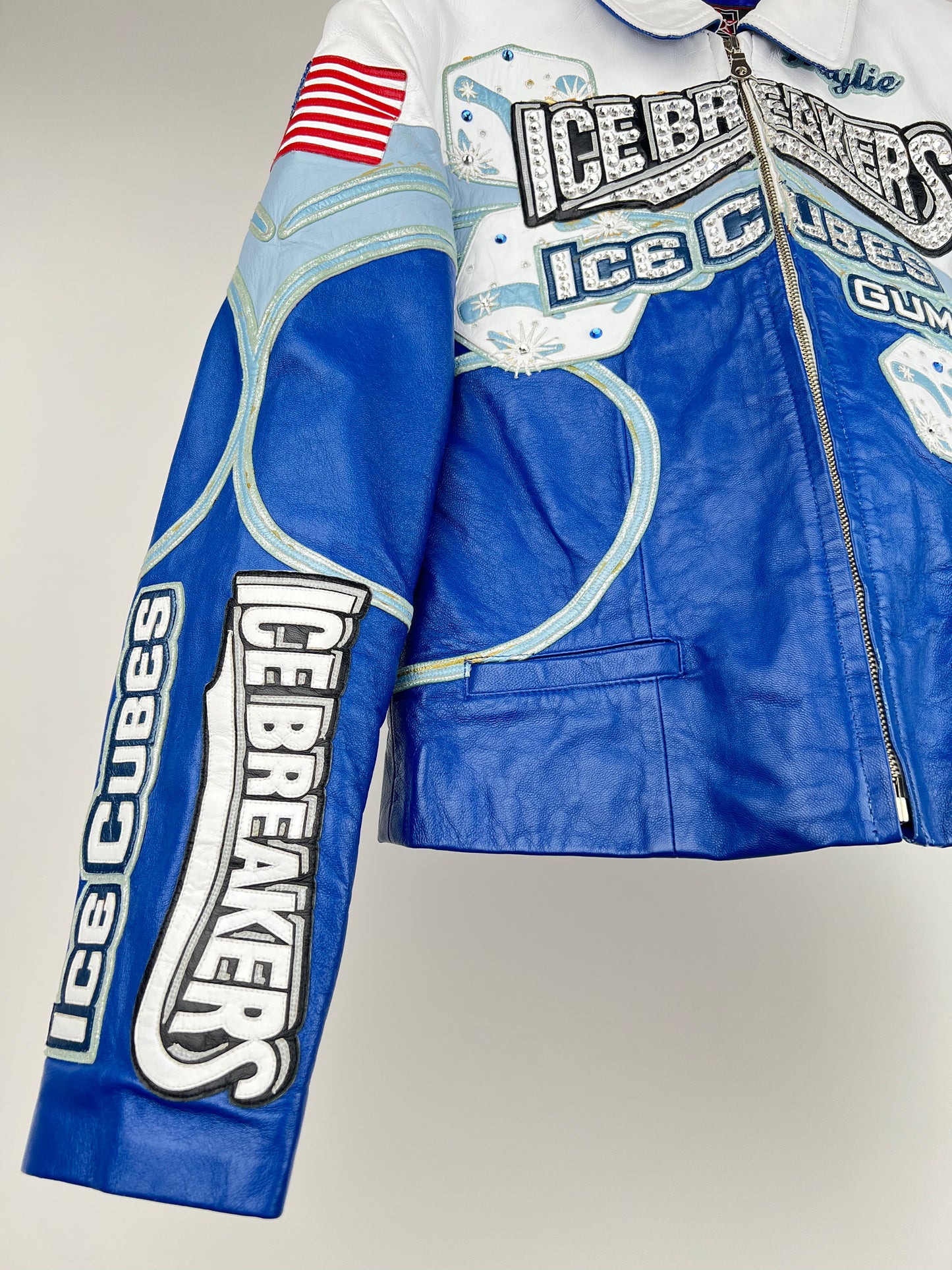 Vintage Icebreakers 90s Leather Jacket