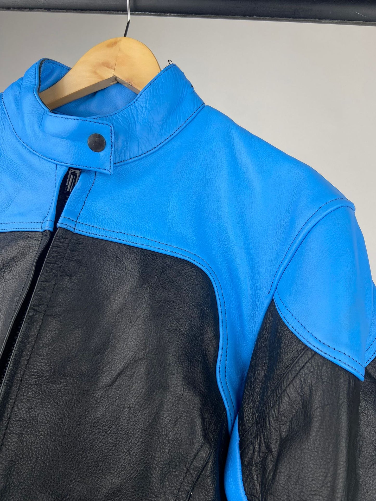 Vintage 90s Leather Motorbike Jacket