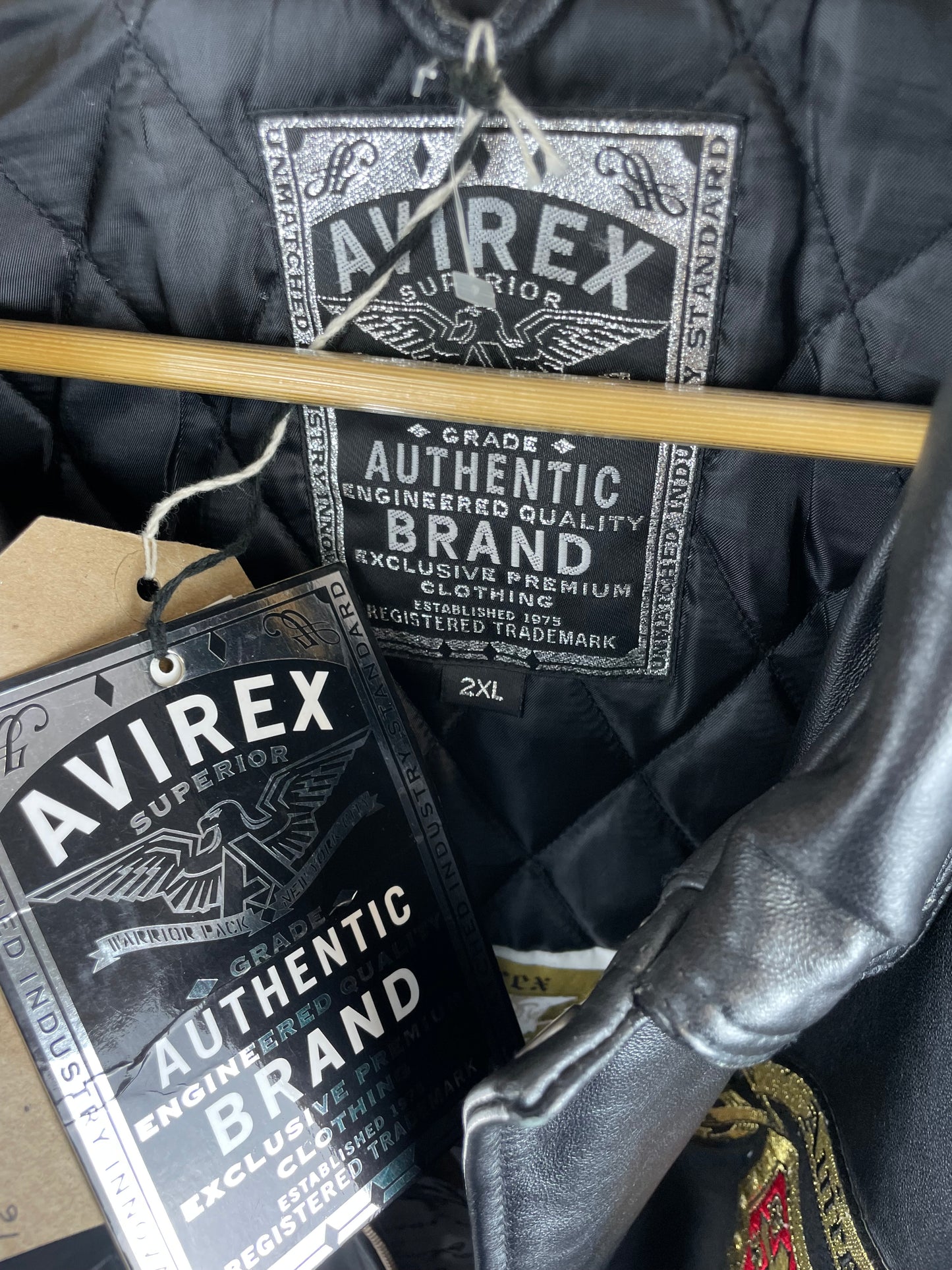 Vintage 90s Avirex Leather Jacket