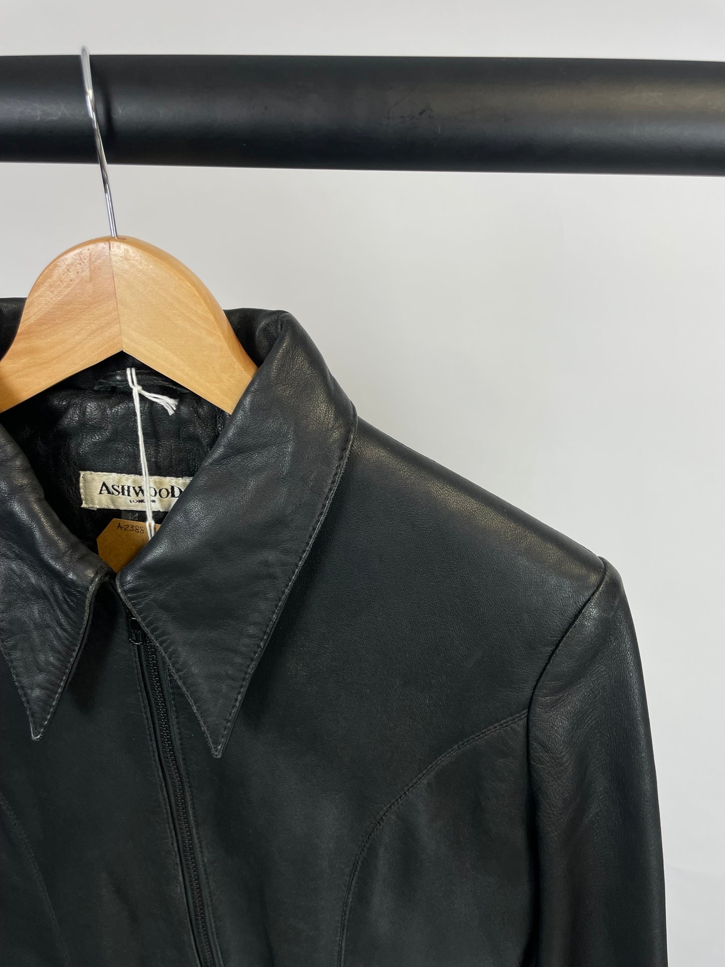 Vintage 90s Ashwood Long Leather Jacket