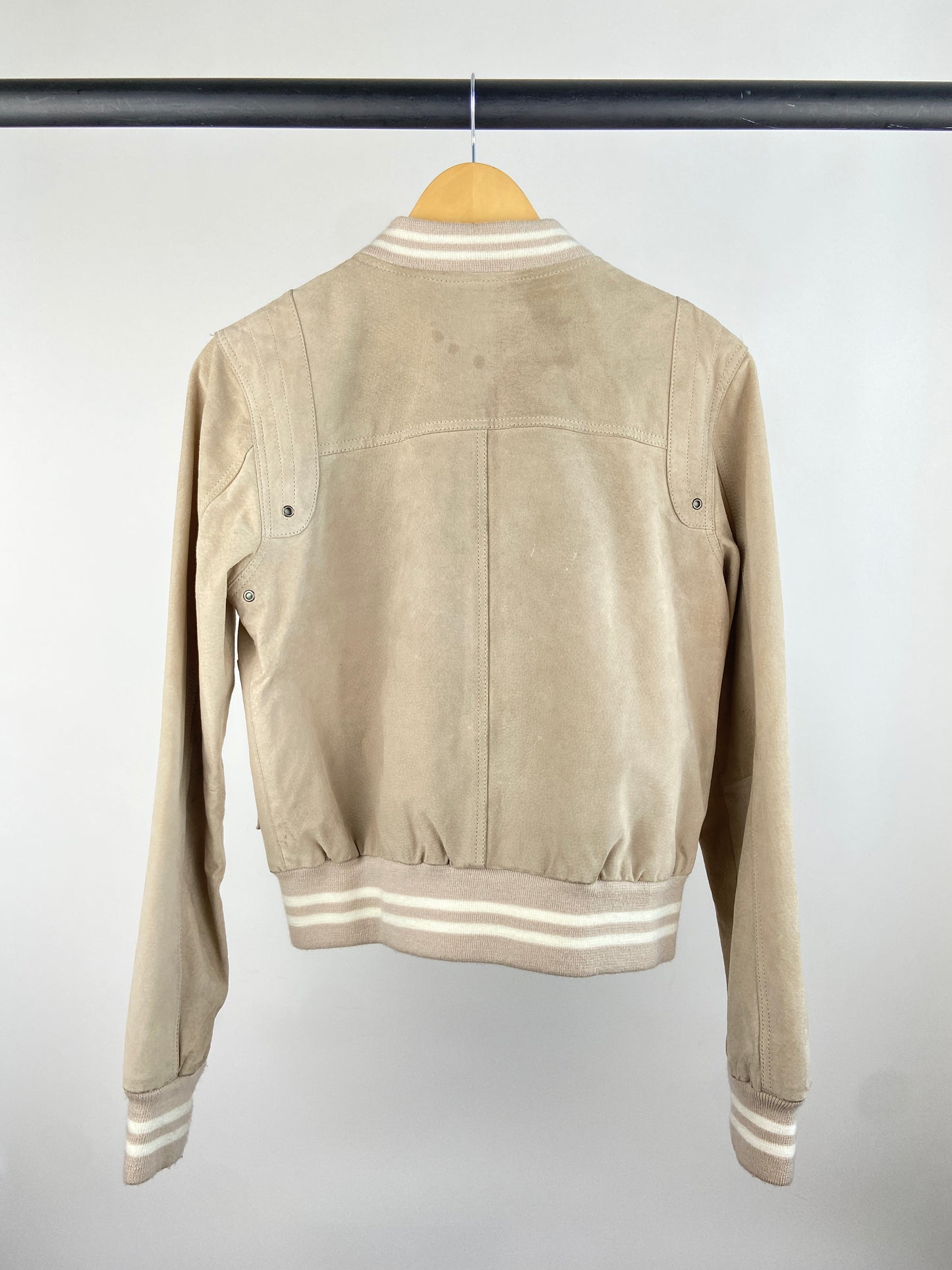 Playboy 90s Suede Bomber Jacket