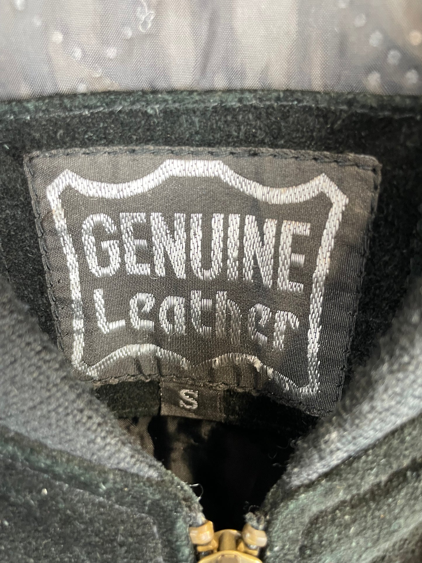 Vintage 90s Genuine Leather Bomber Suede Jacket