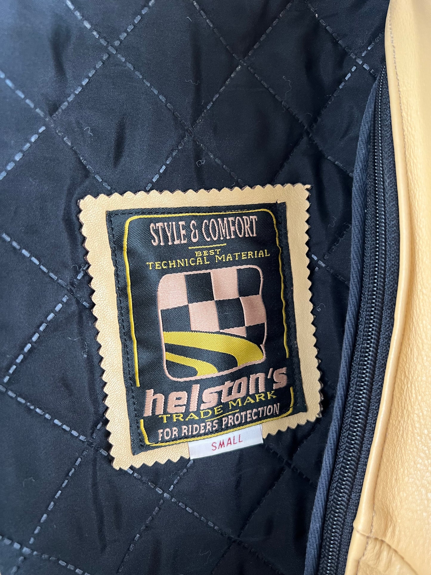 Helston 90s Leather Motorbike Jacket