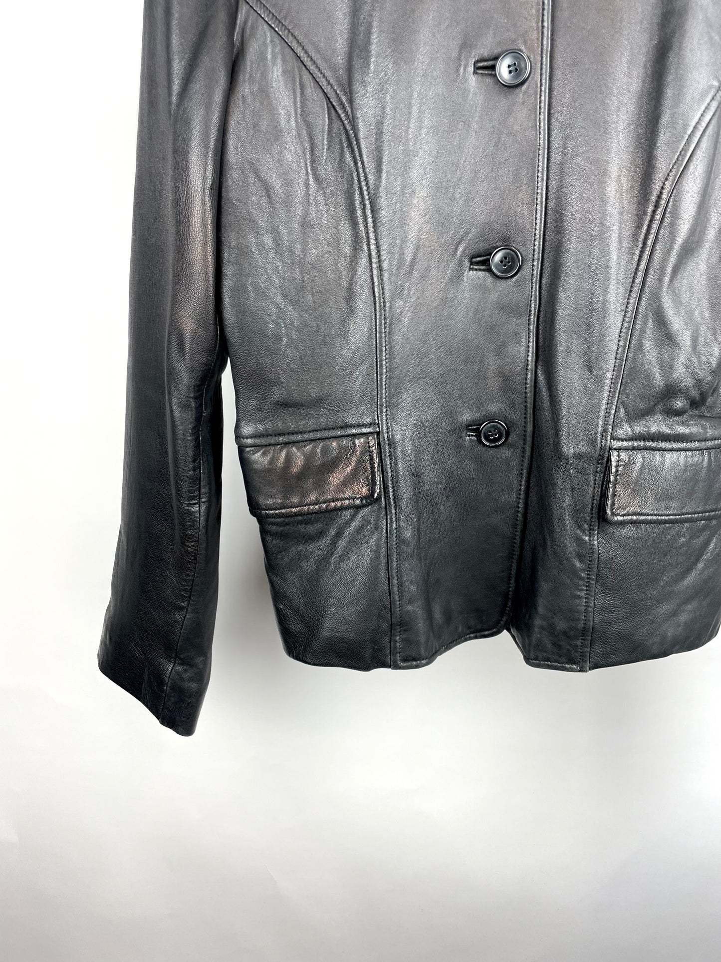 Vintage 90s Max USA Leather Jacket