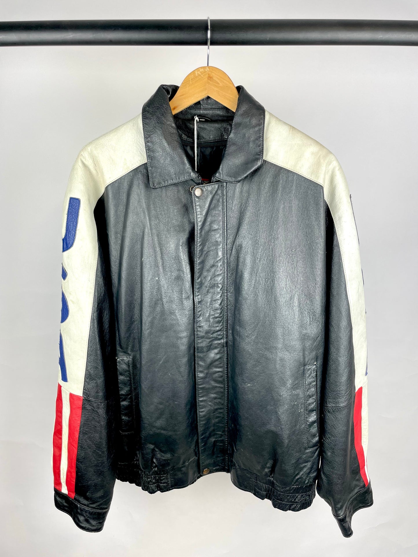 Vintage 90s Interstate Classic Originals Leather Jacket