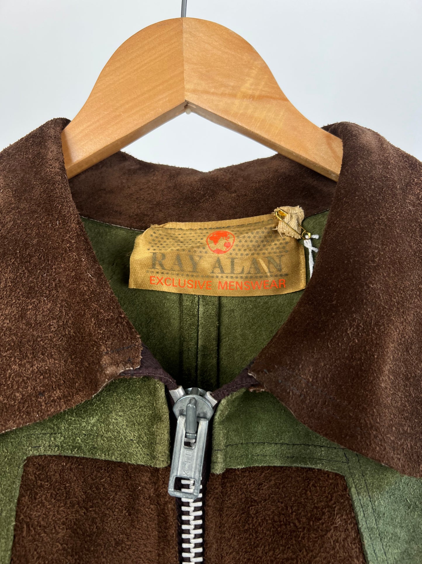 Vintage 70s Ray Alan Suede Two Tone Jacket