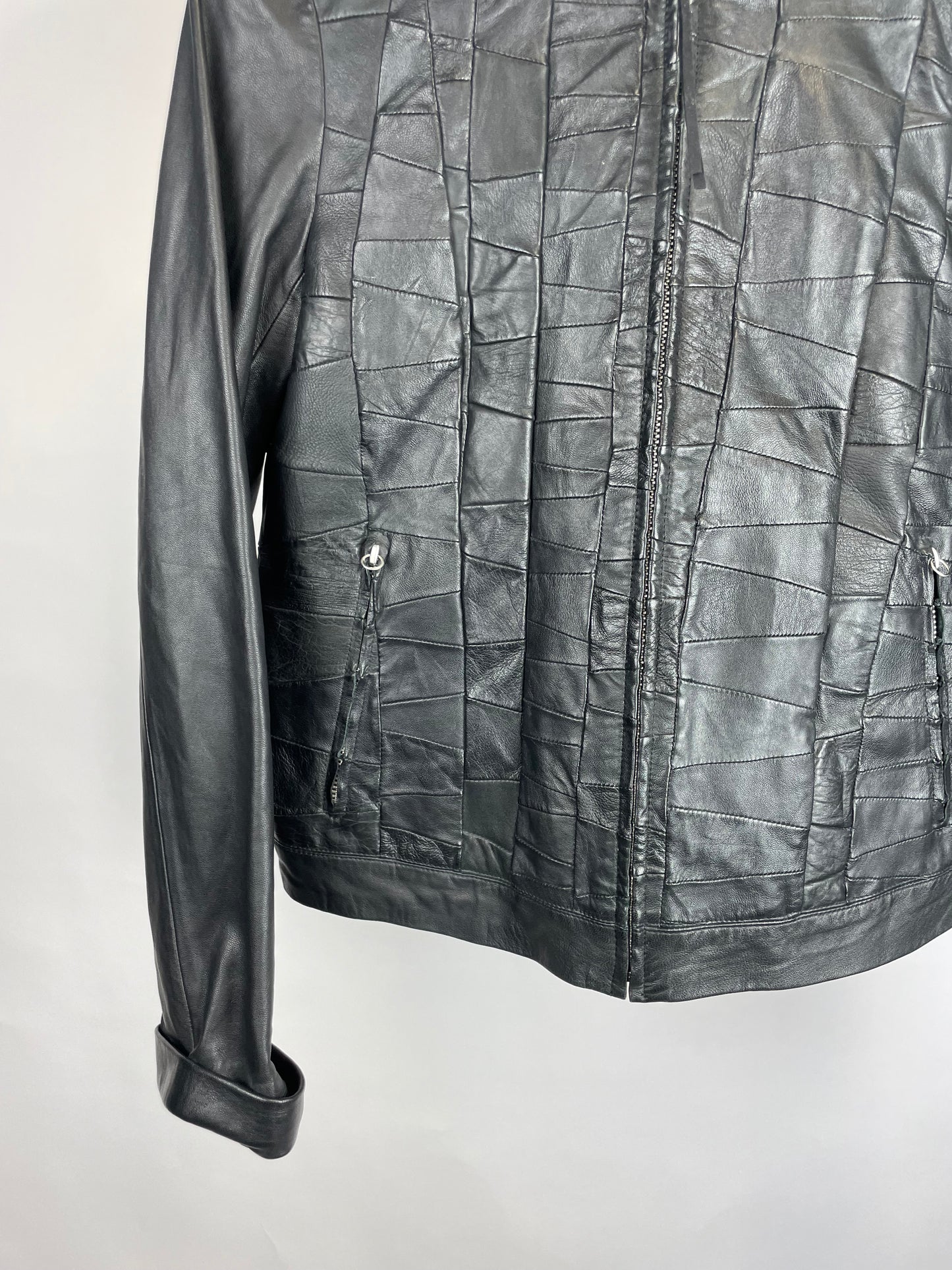 Vintage 90s FARHI Leather Jacket
