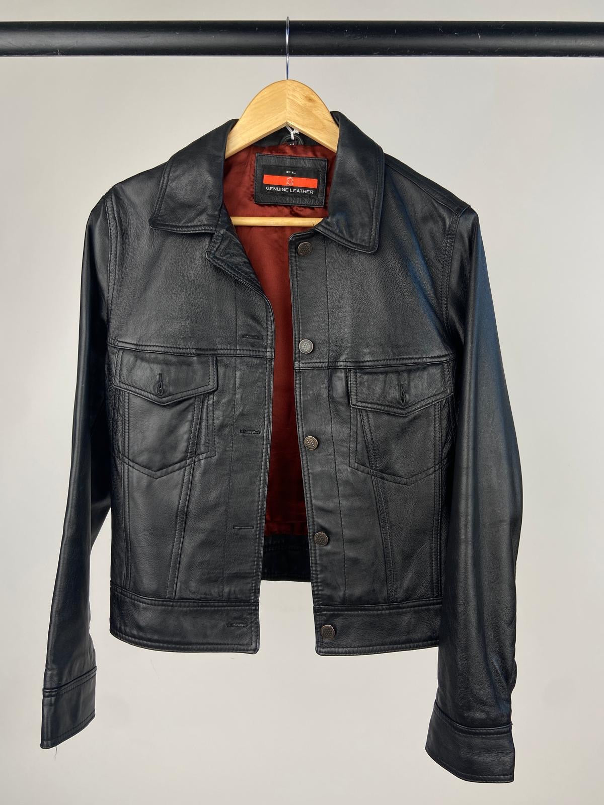 Vintage 90s Genuine Leather Jacket