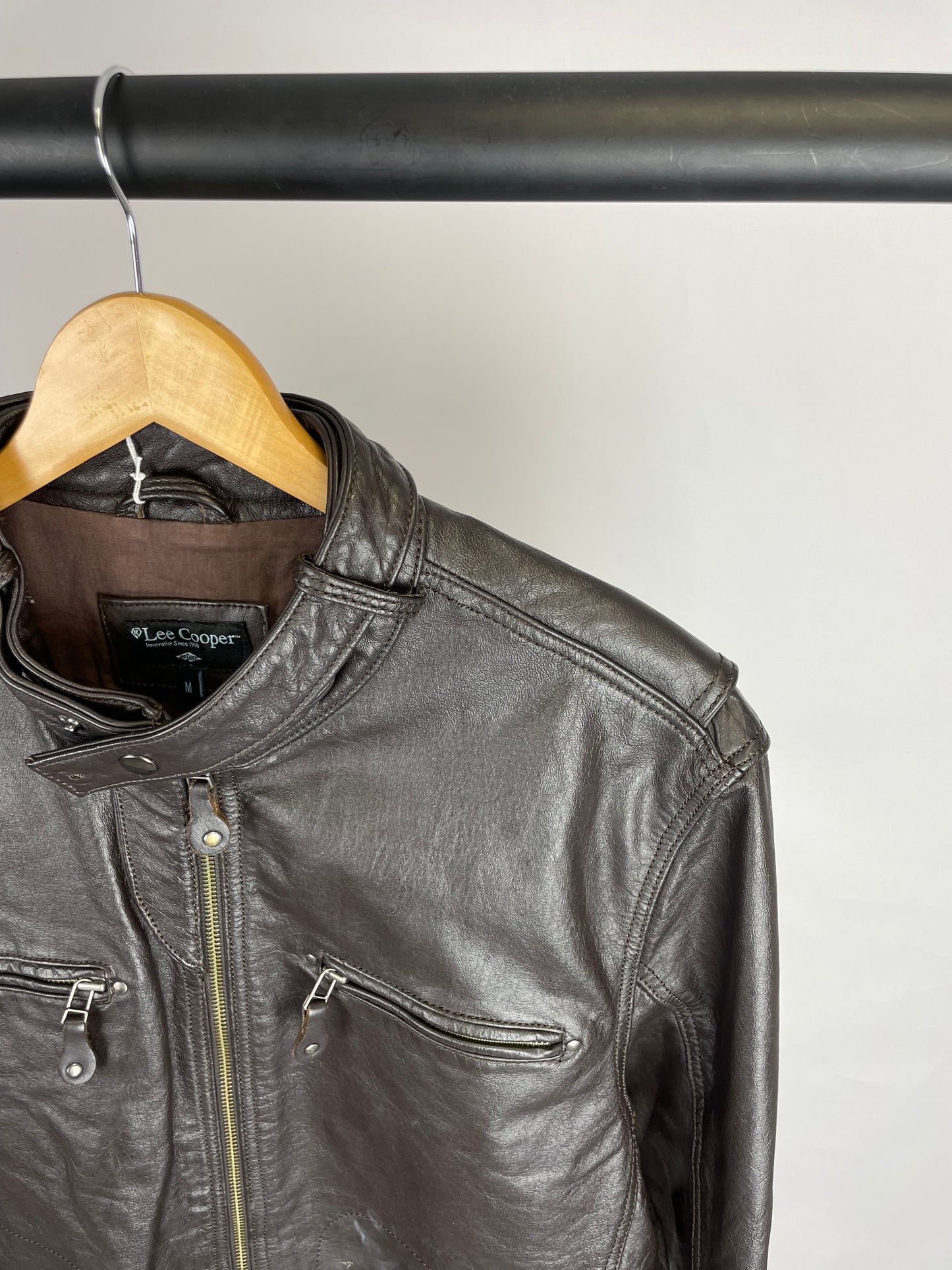Vintage 90s Lee Cooper Leather Jacket