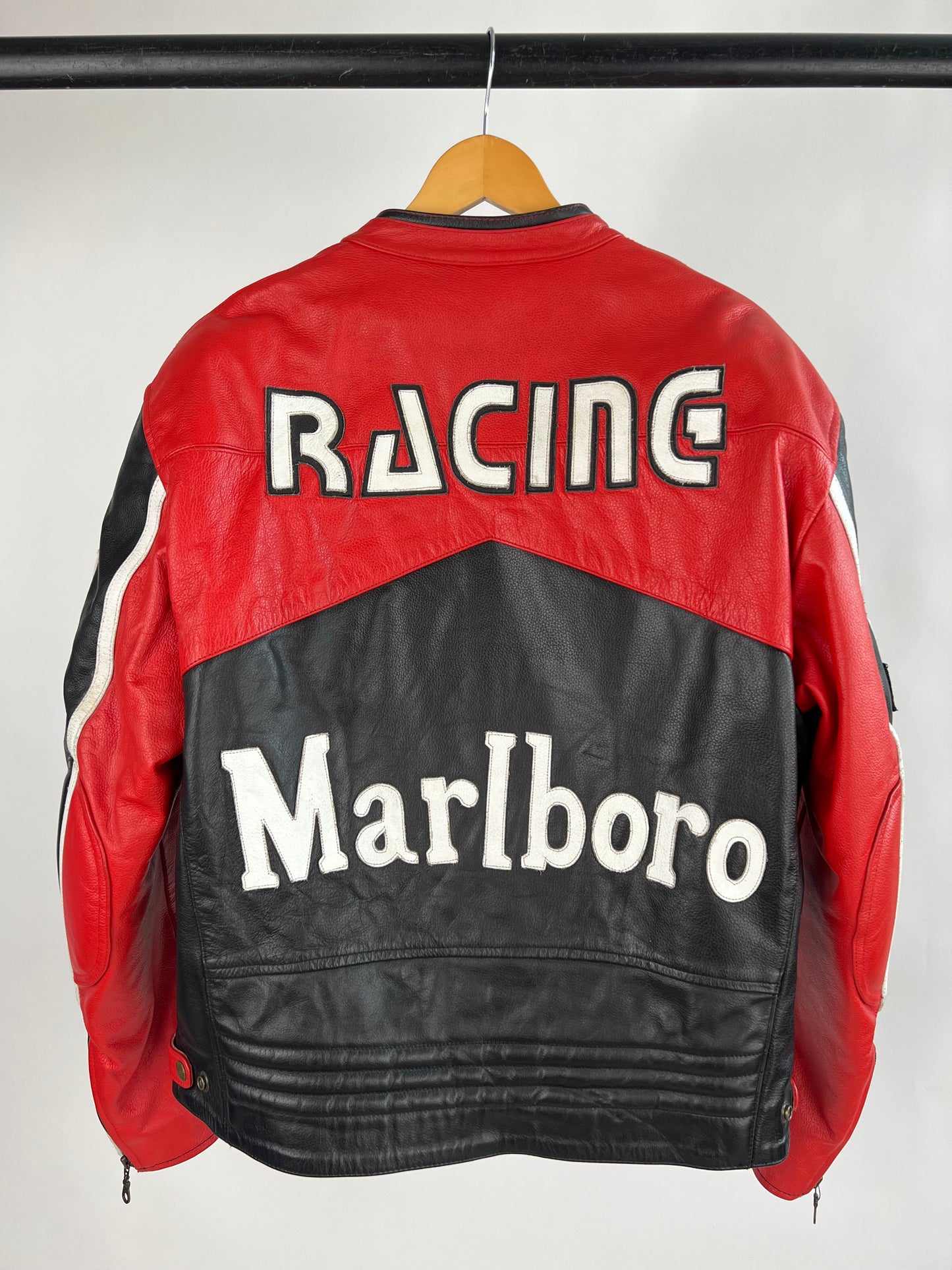 Marlboro Racing 90s Leather Motorbike Jacket