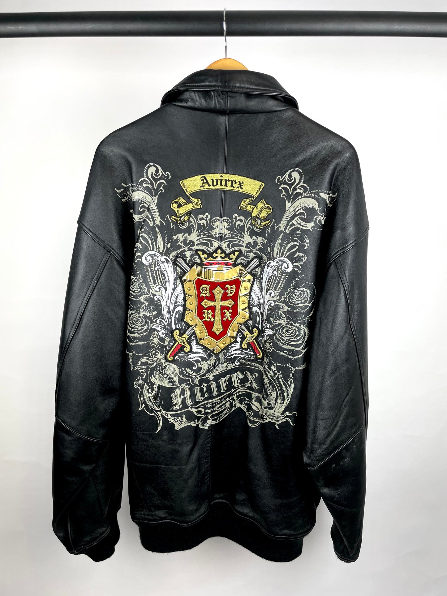 Vintage 90s Avirex Leather Jacket