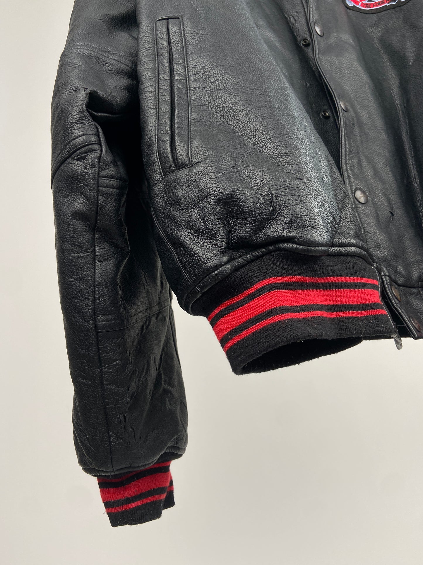 Vintage Avirex 90s Leather Bomber Jacket