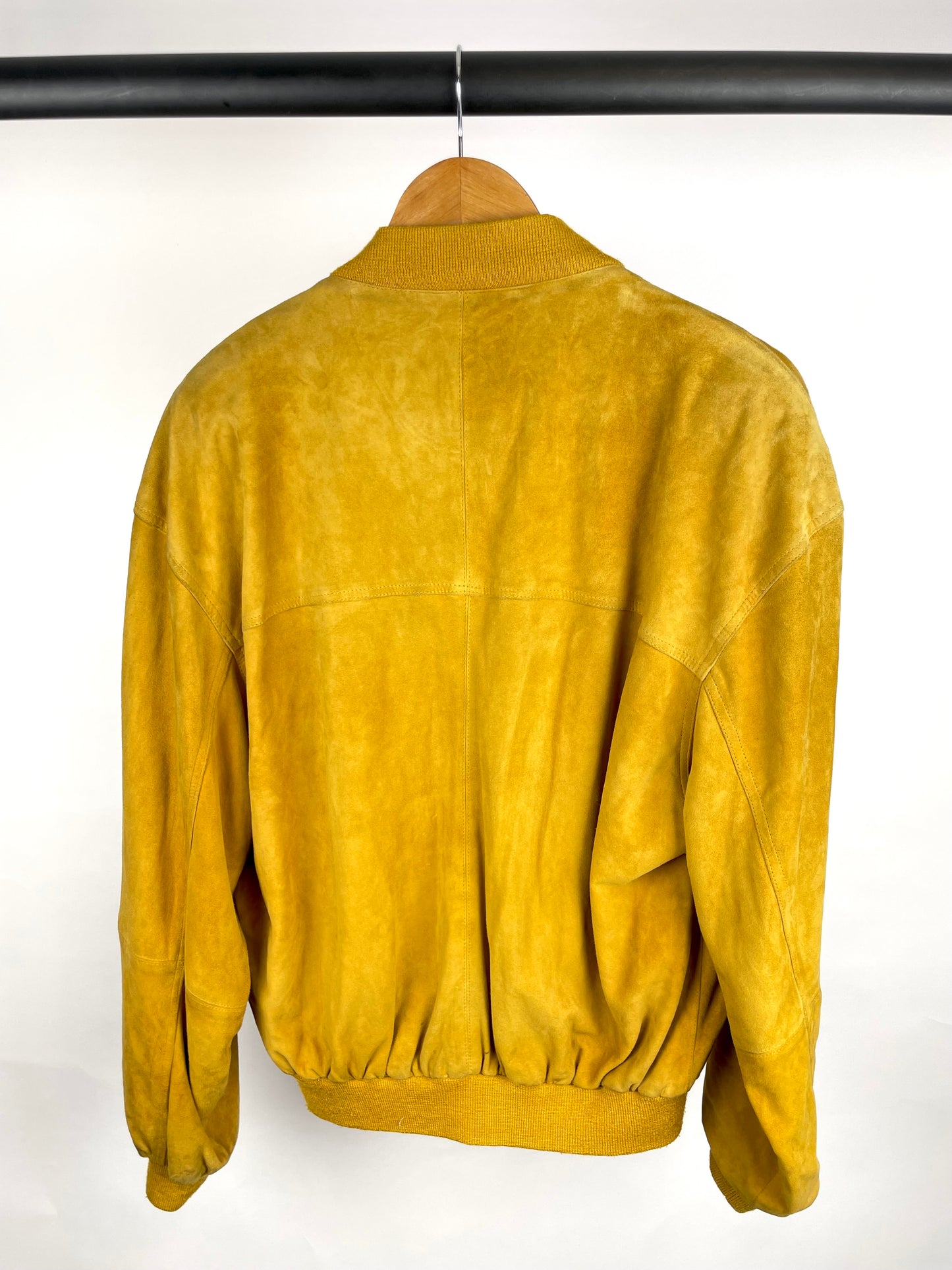 Vintage 90s Suede Bomber Jacket