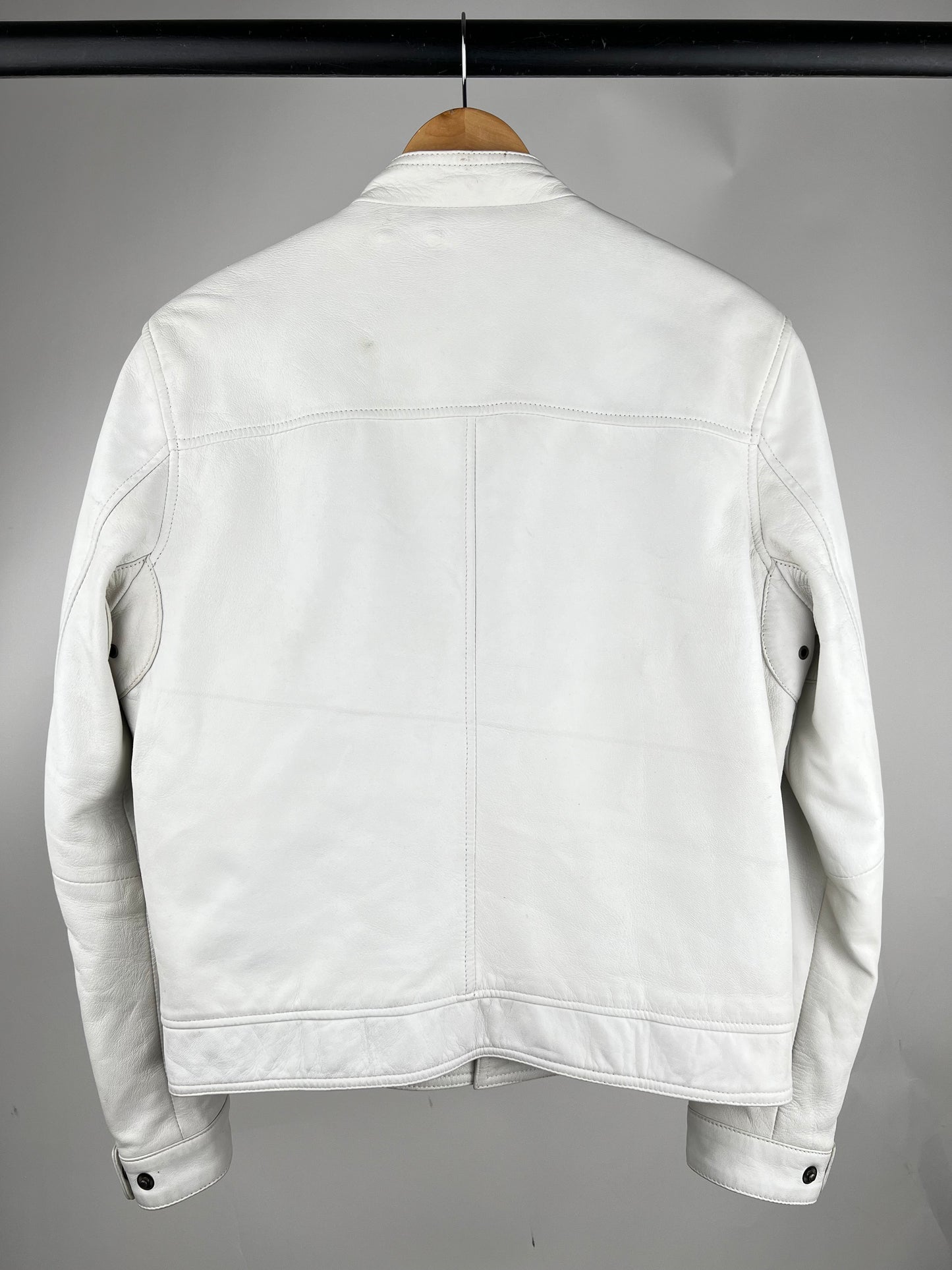 Vintage 90s Steve McQueen Leather Motorbike Jacket