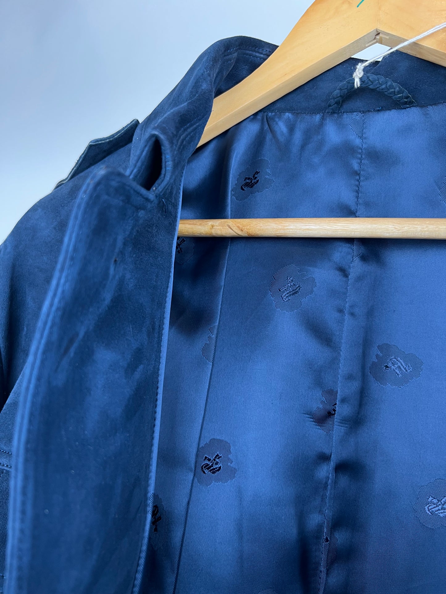 Vintage 70s Harrods Suede Safari Jacket