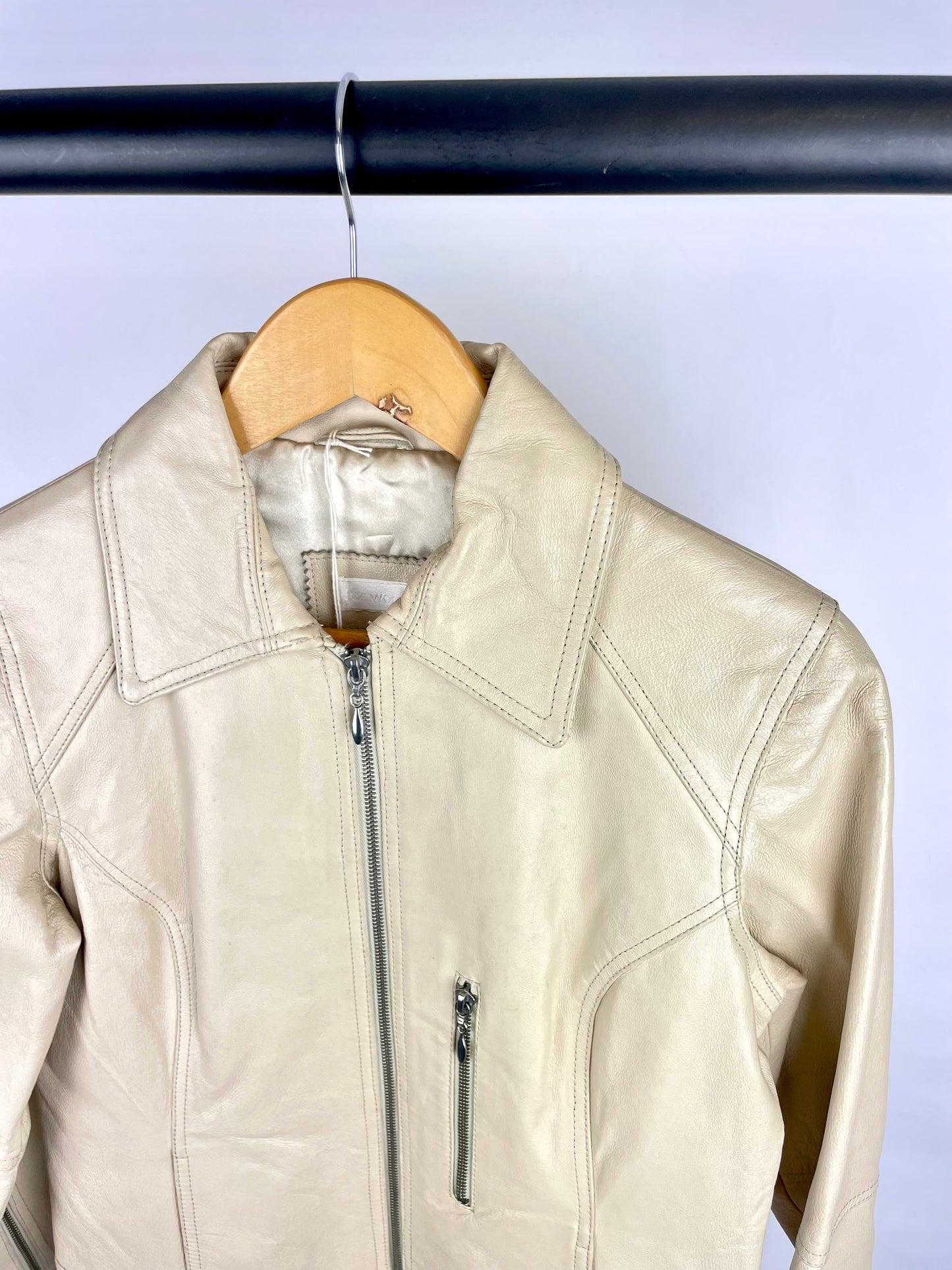 Vintage 90s for women Leather Jacket