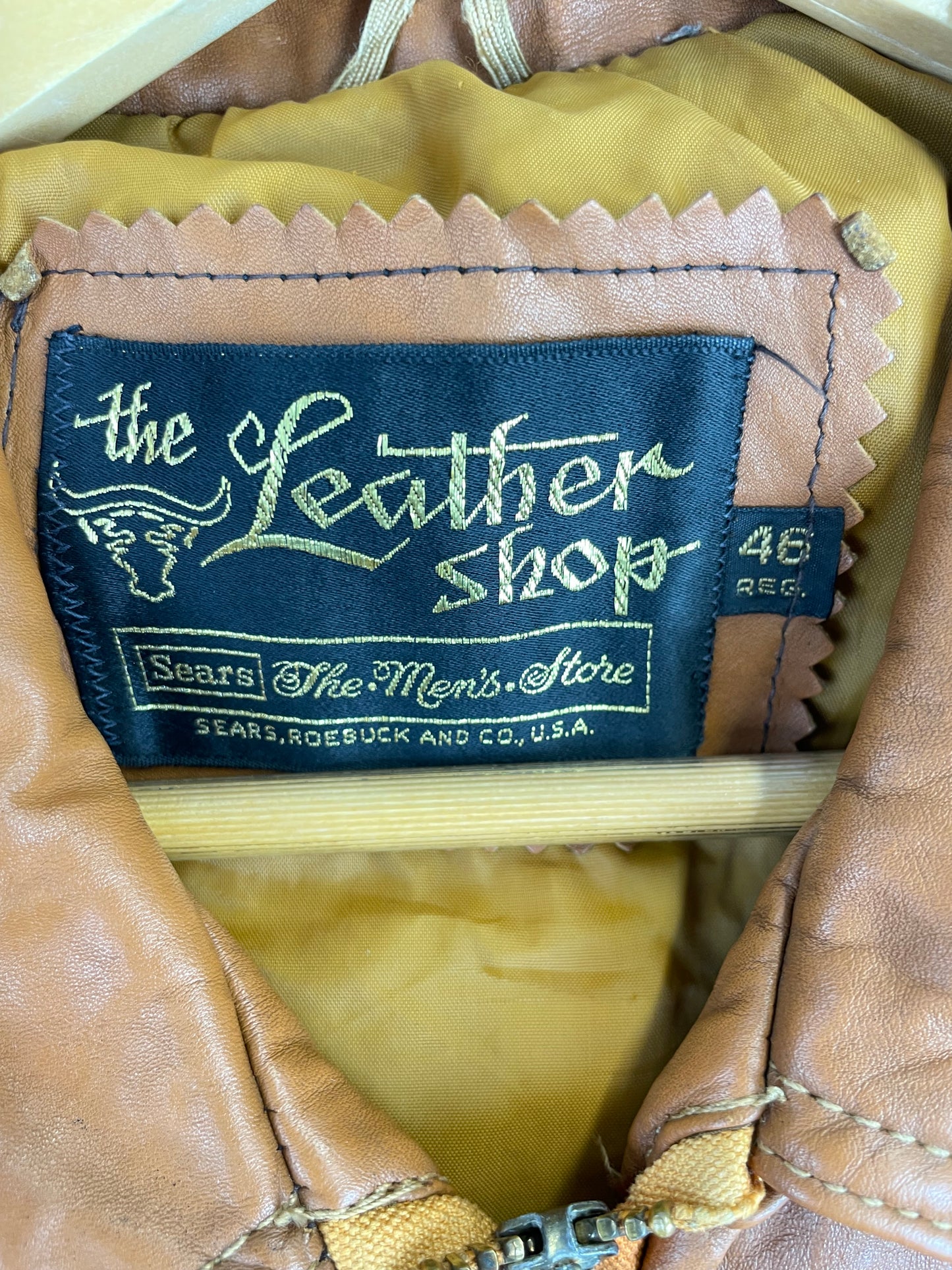 Vintage 90s The Leather Shop Leather Jacket