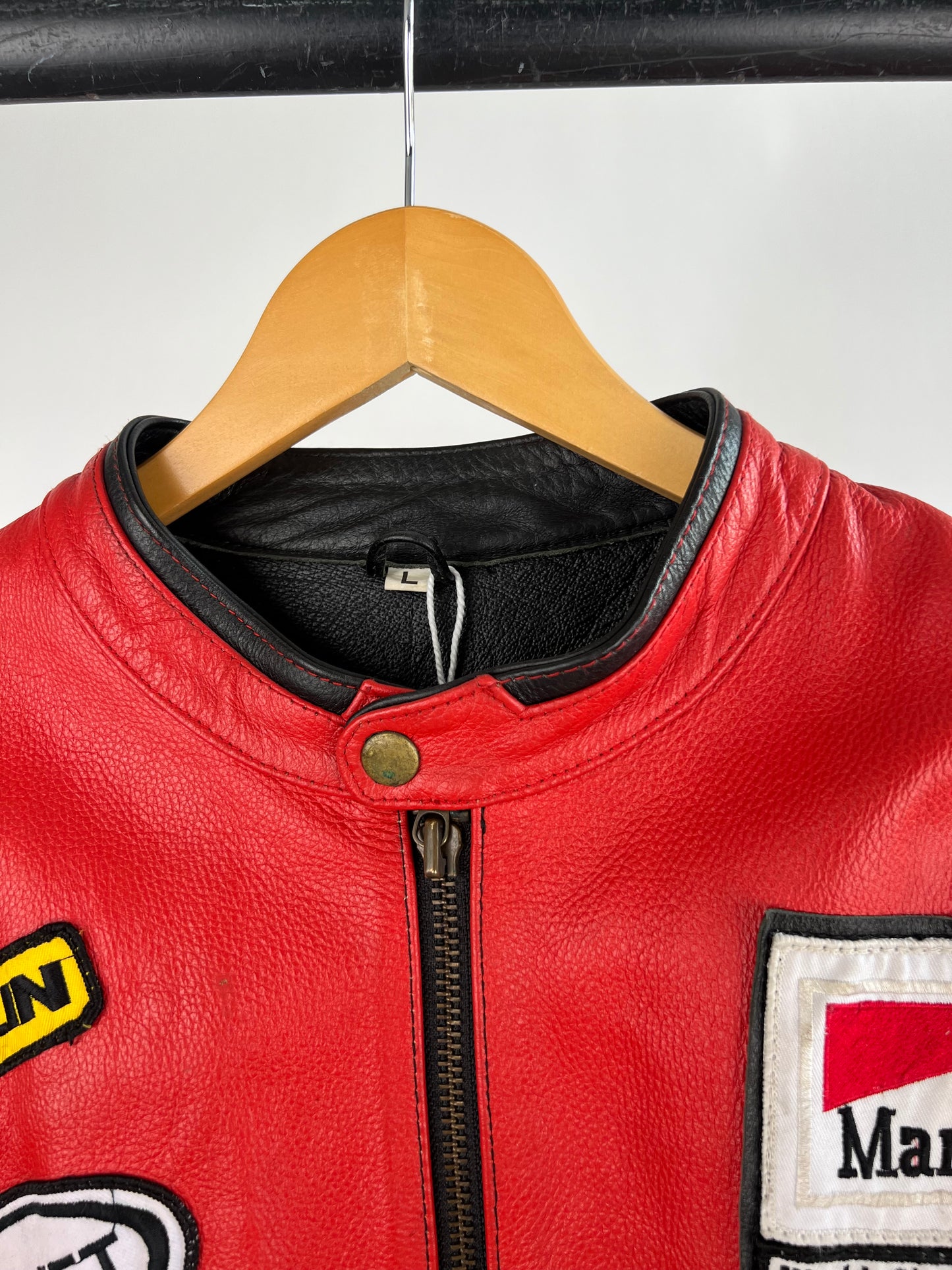 Marlboro Racing 90s Leather Motorbike Jacket