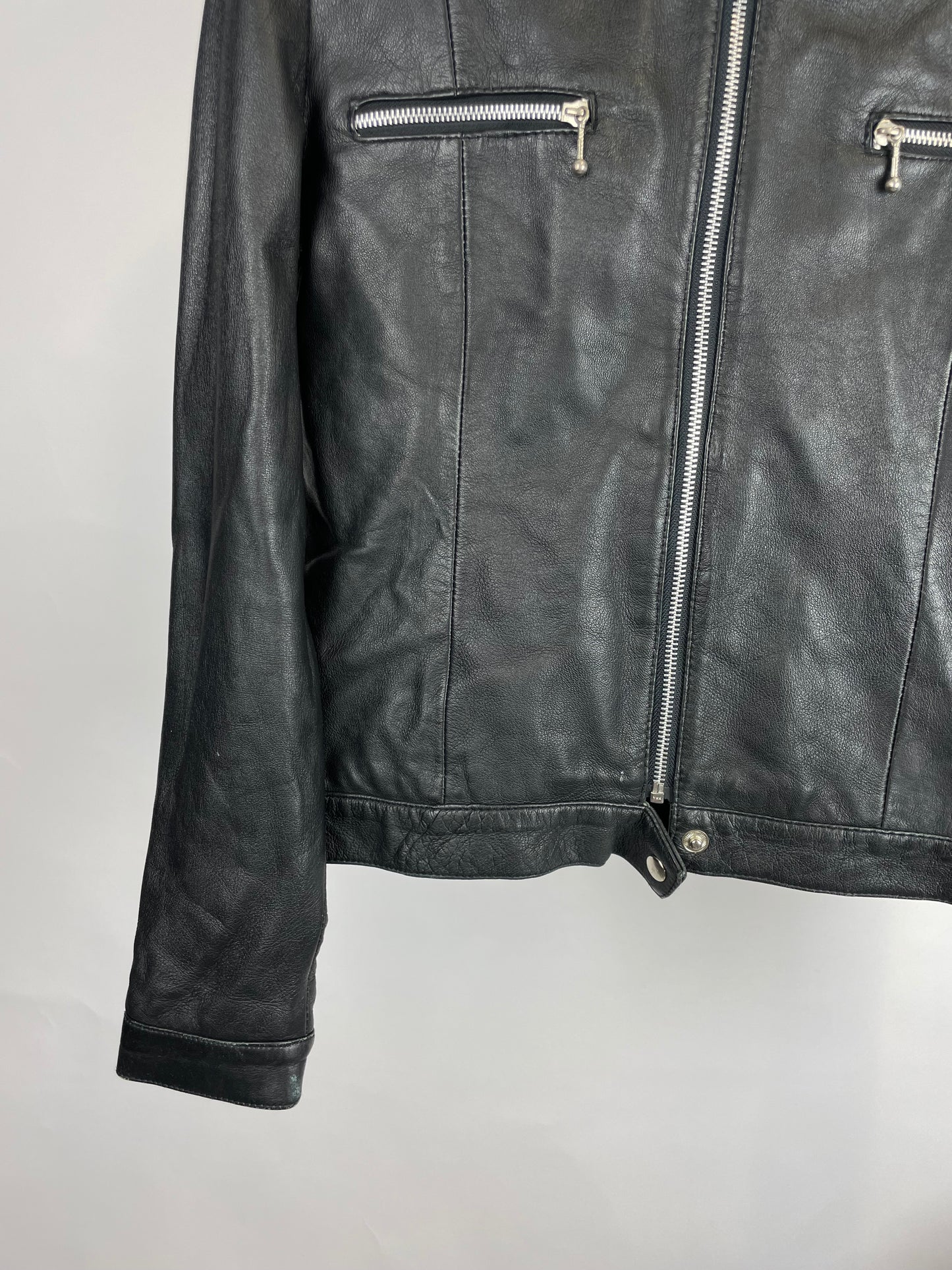 Vintage 90s The Hudson Leather Co Leather Jacket