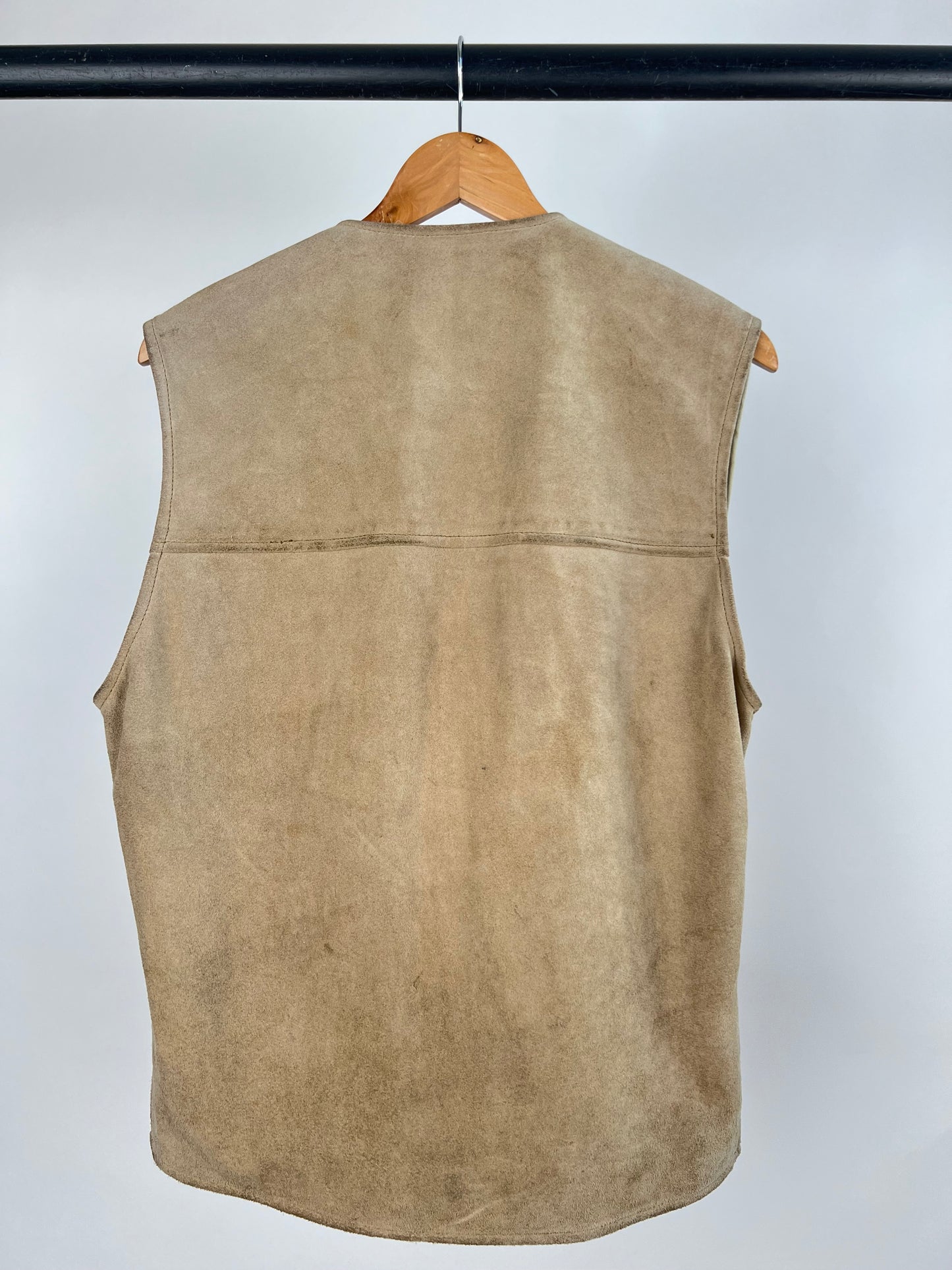 Diesel 90s Suede Biker Waistcoat