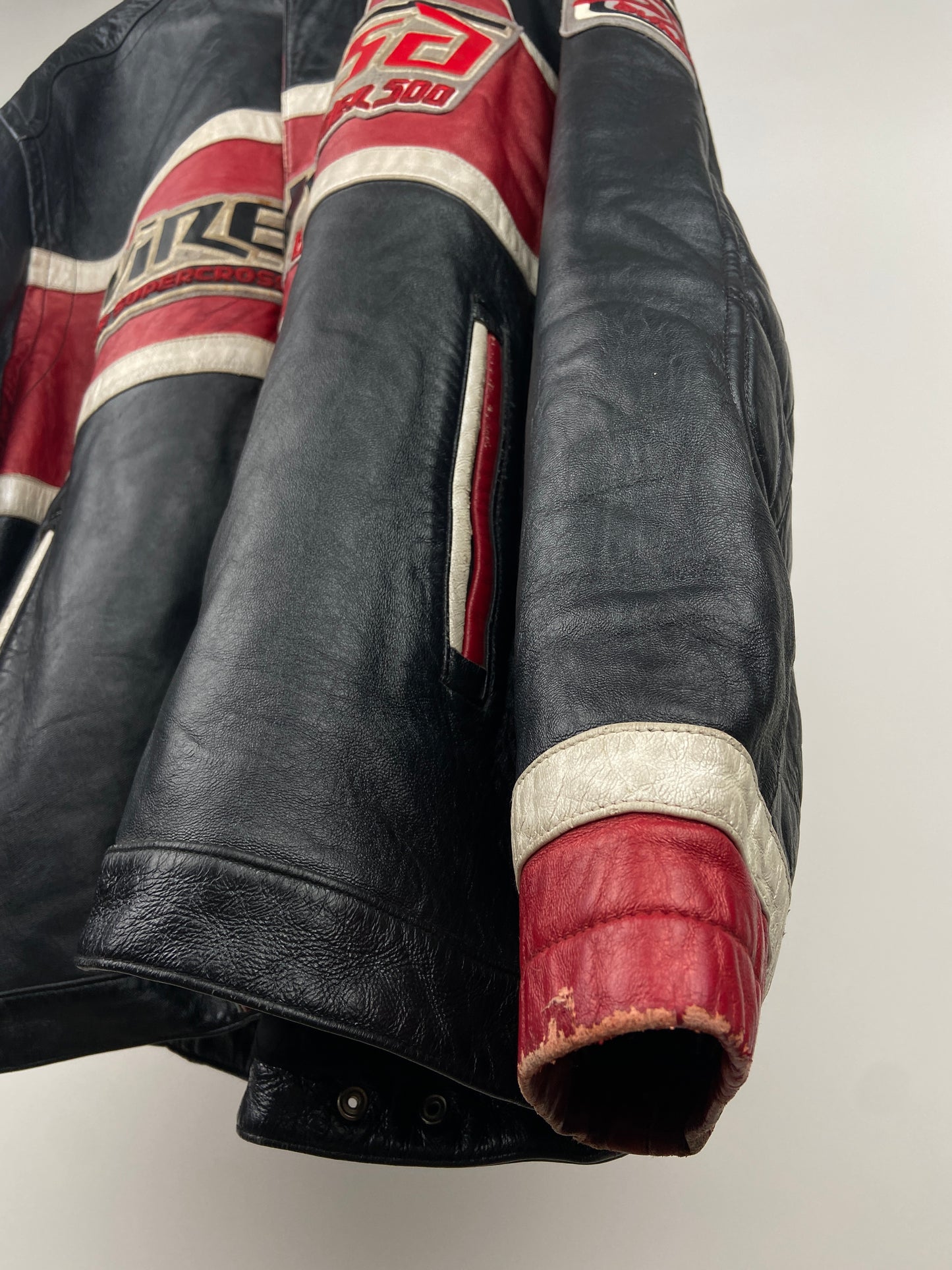 Vintage Avirex 90s Leather Bomber Jacket