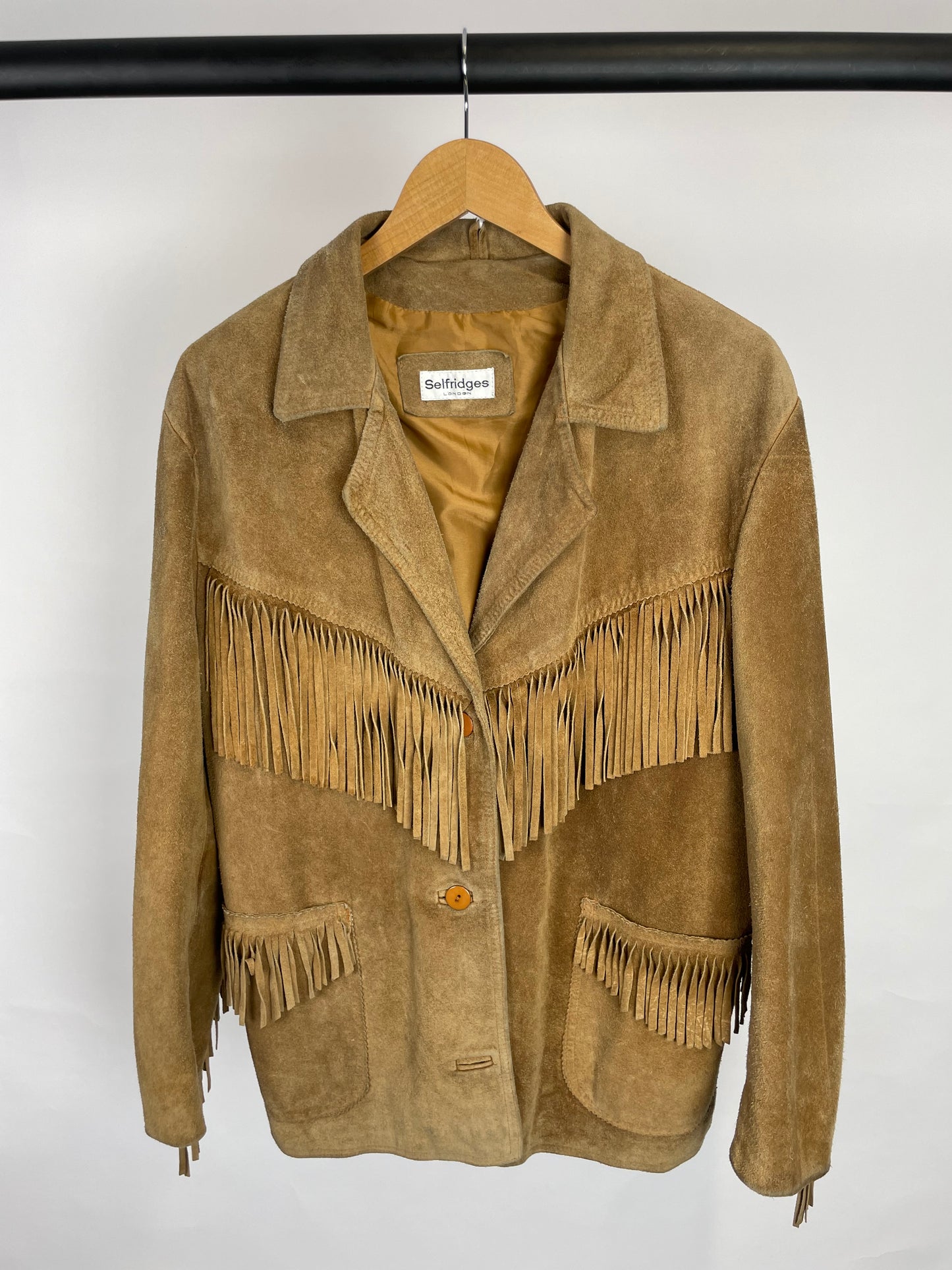 Vintage 70s Selfridges Long Tassel Jacket