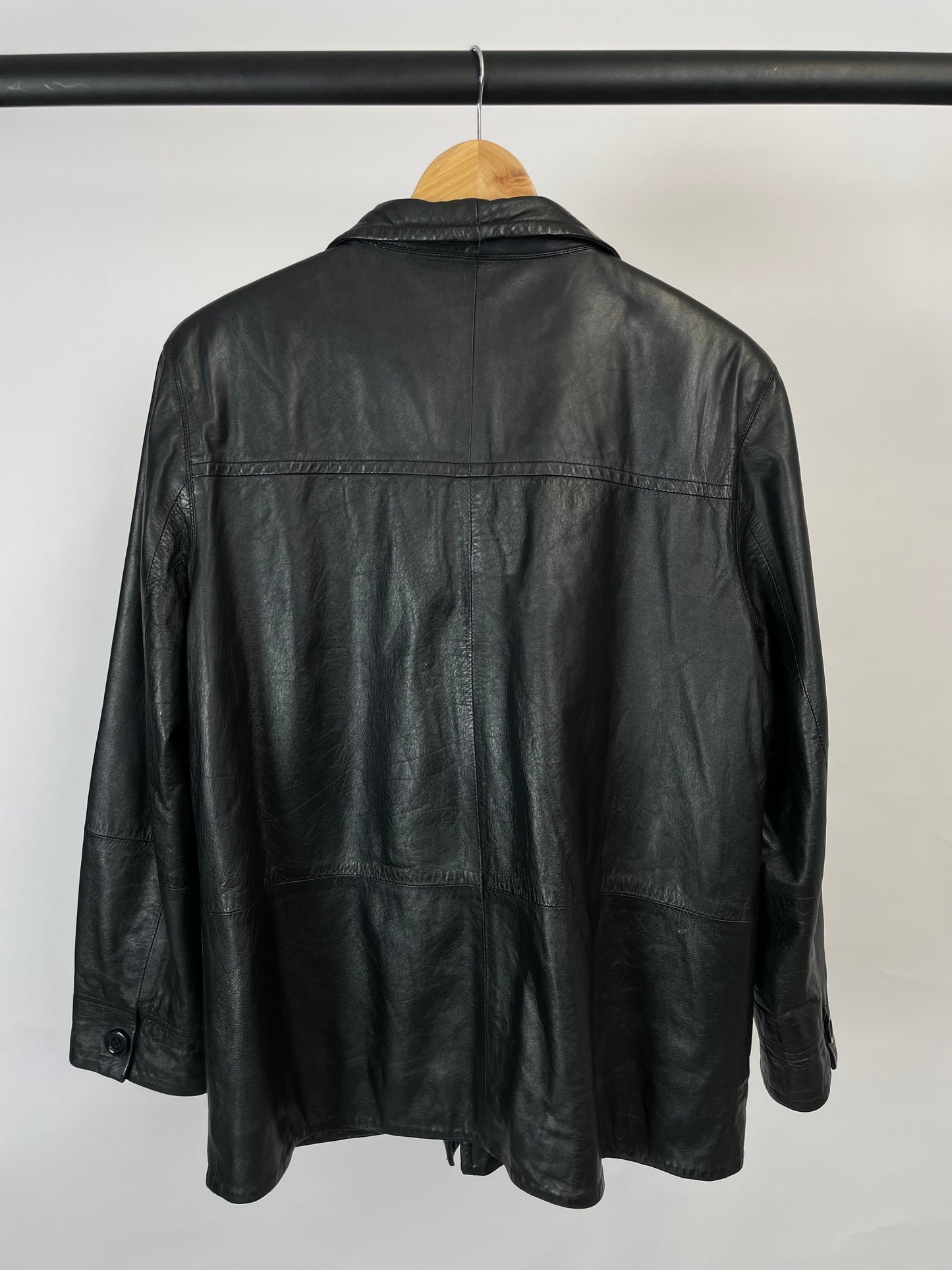 Vintage Derimod Shop 90s Black Leather Jacket