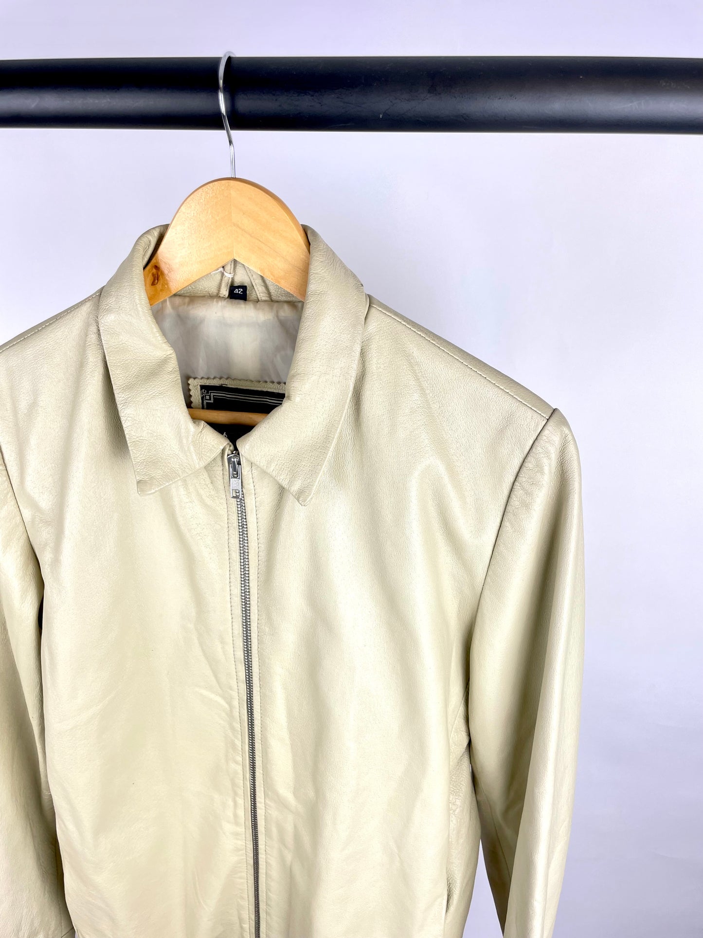 Vintage 90s Vera Pelle Leather Jacket