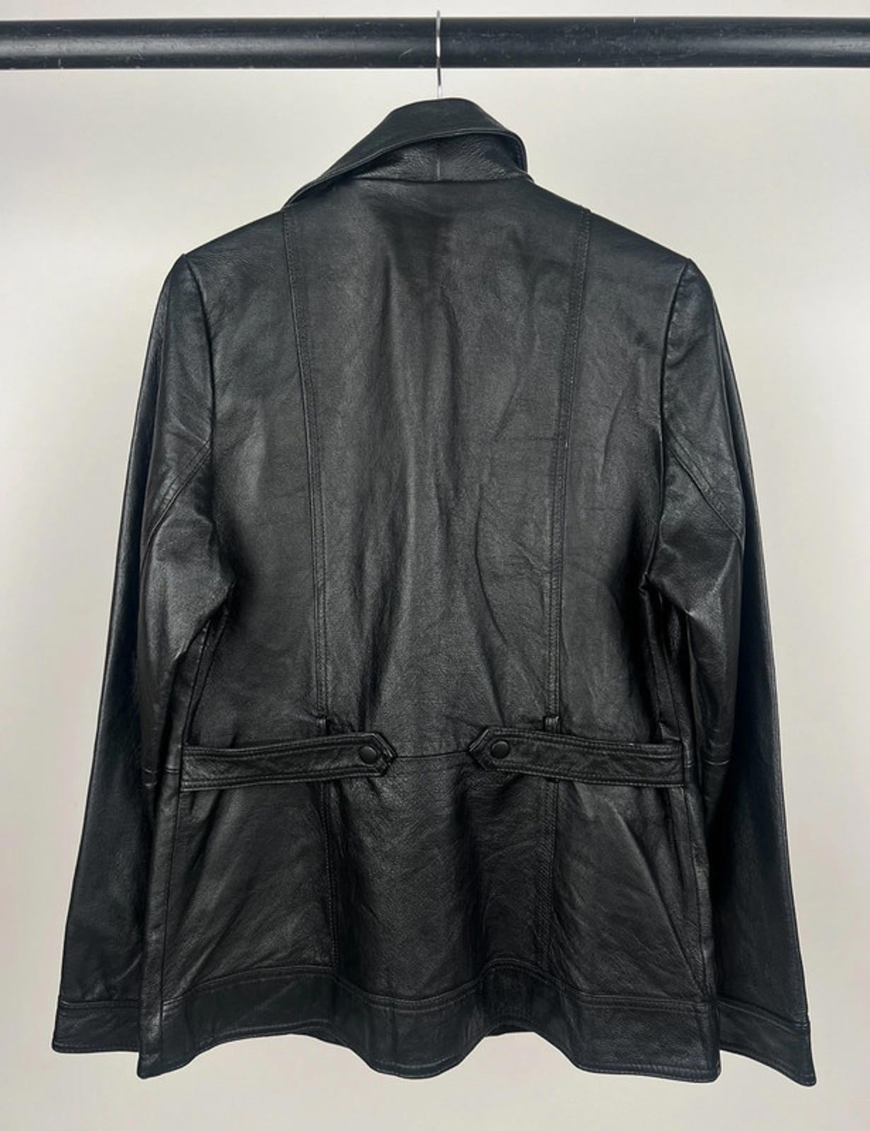 Vintage 90s NY Black Leather Jacket