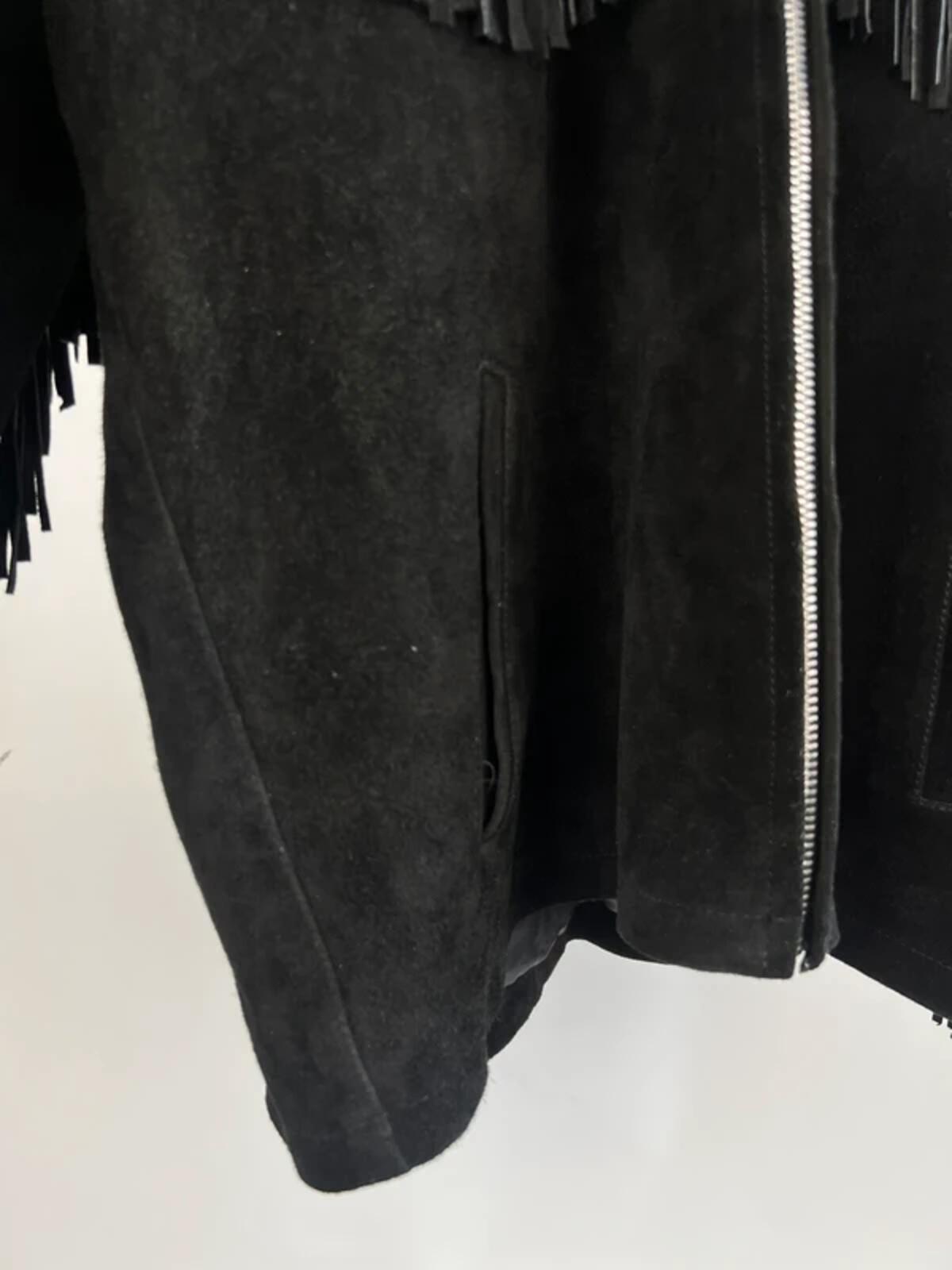 Vintage 70s Tassel Long Suede Jacket