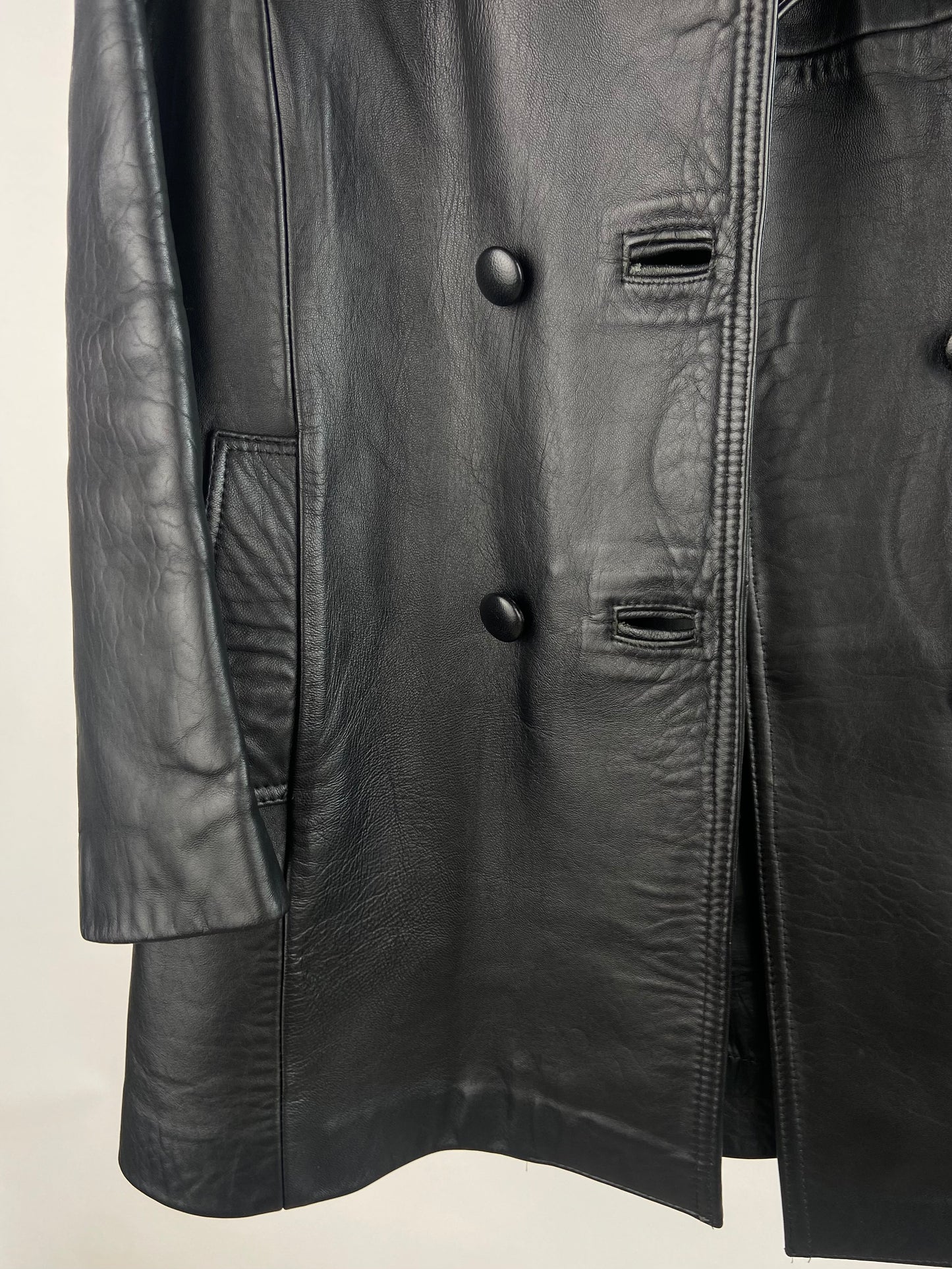 Vintage 90s Black Leather Jacket