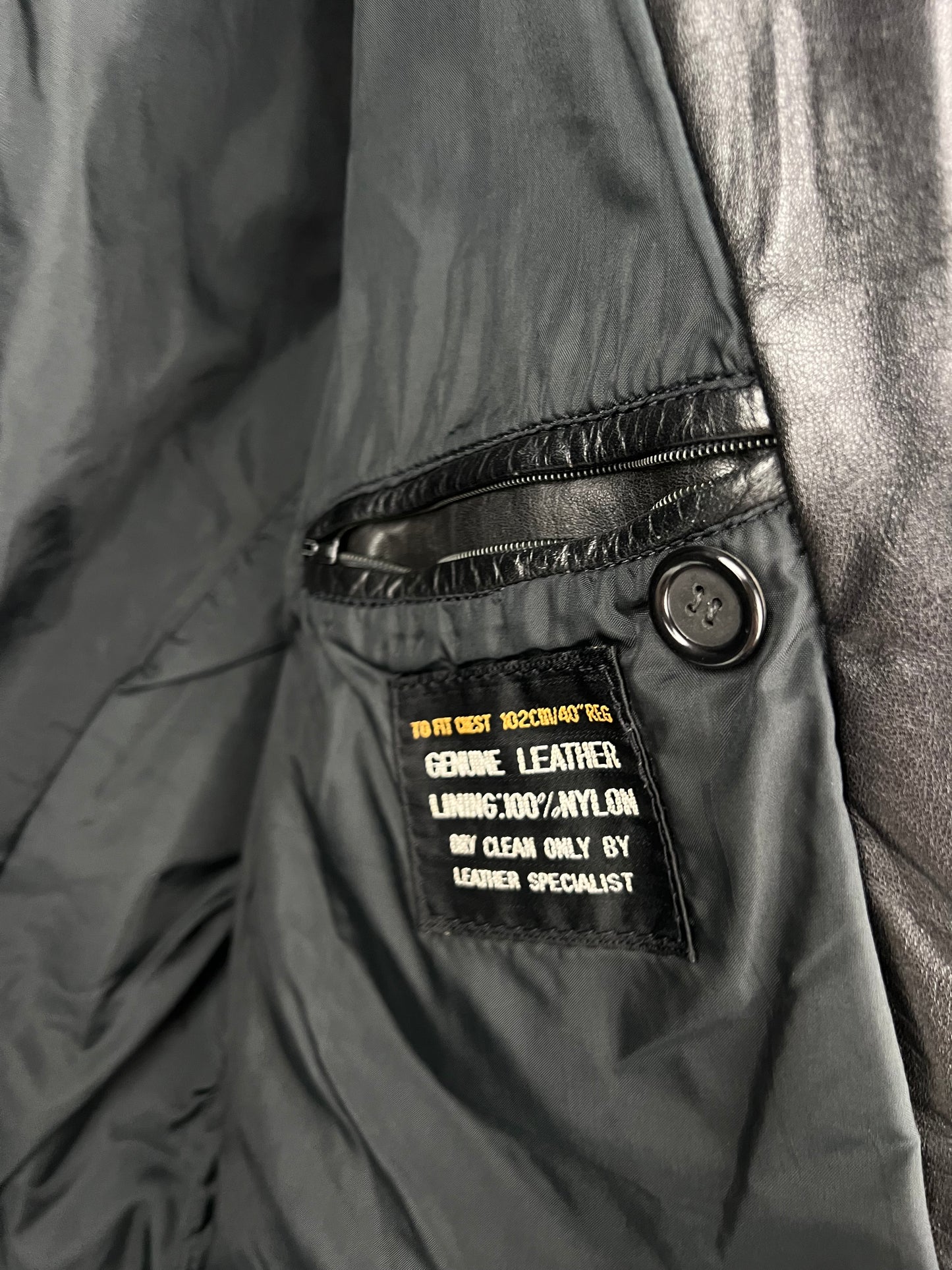 Vintage 70s Leather Safari Jacket