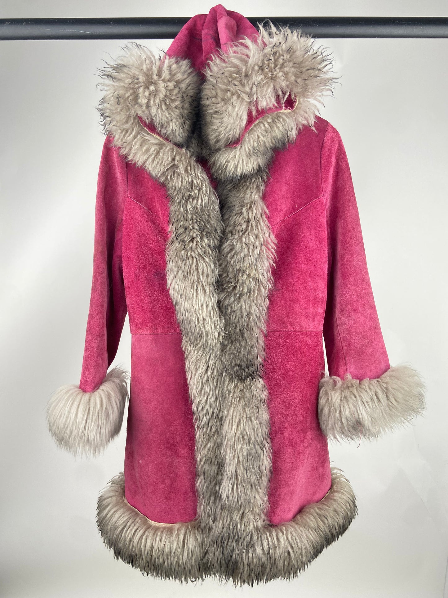 Vintage 70s Suede Afghan Jacket
