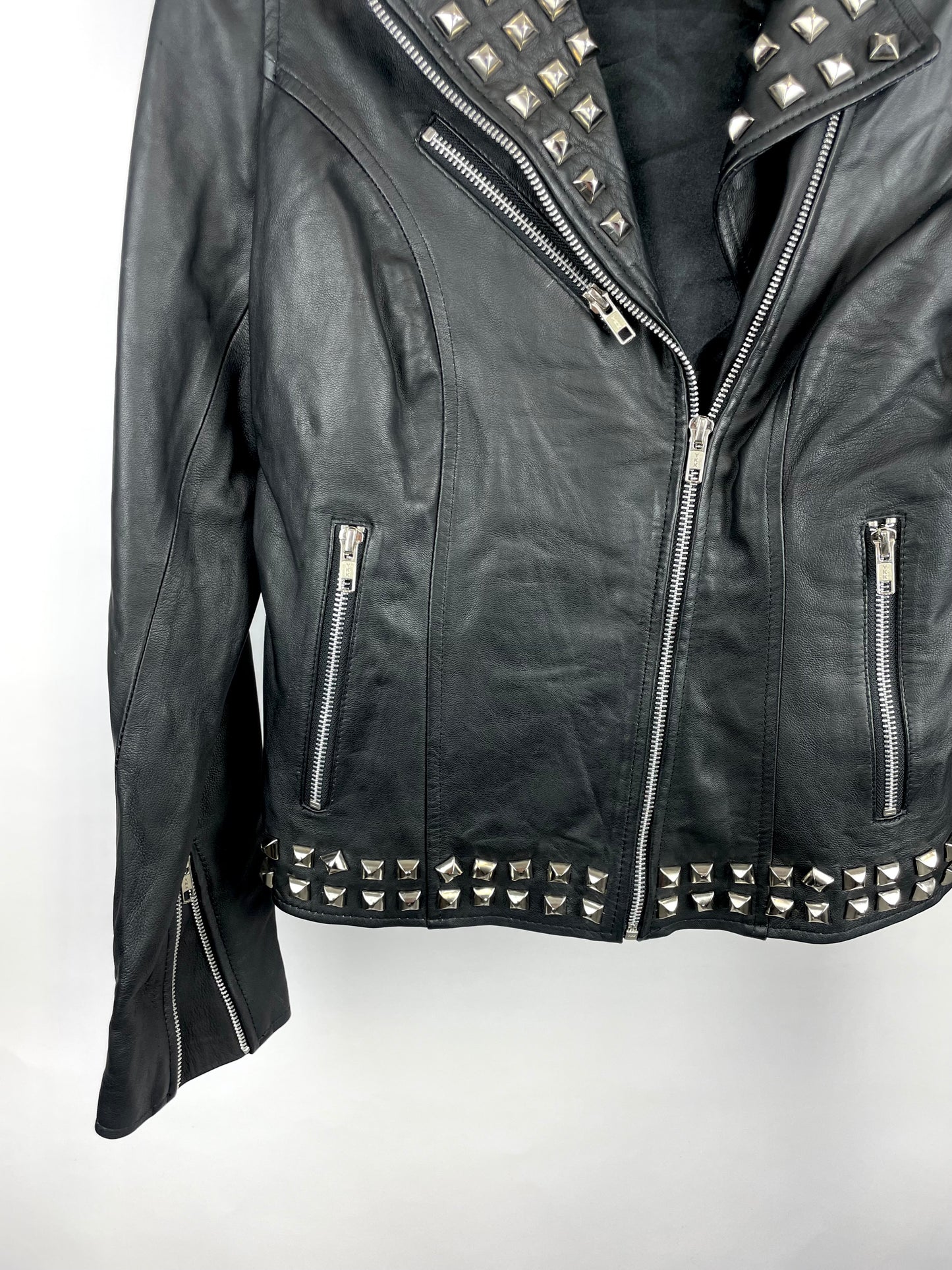 Vintage 90s Leather Biker Jacket