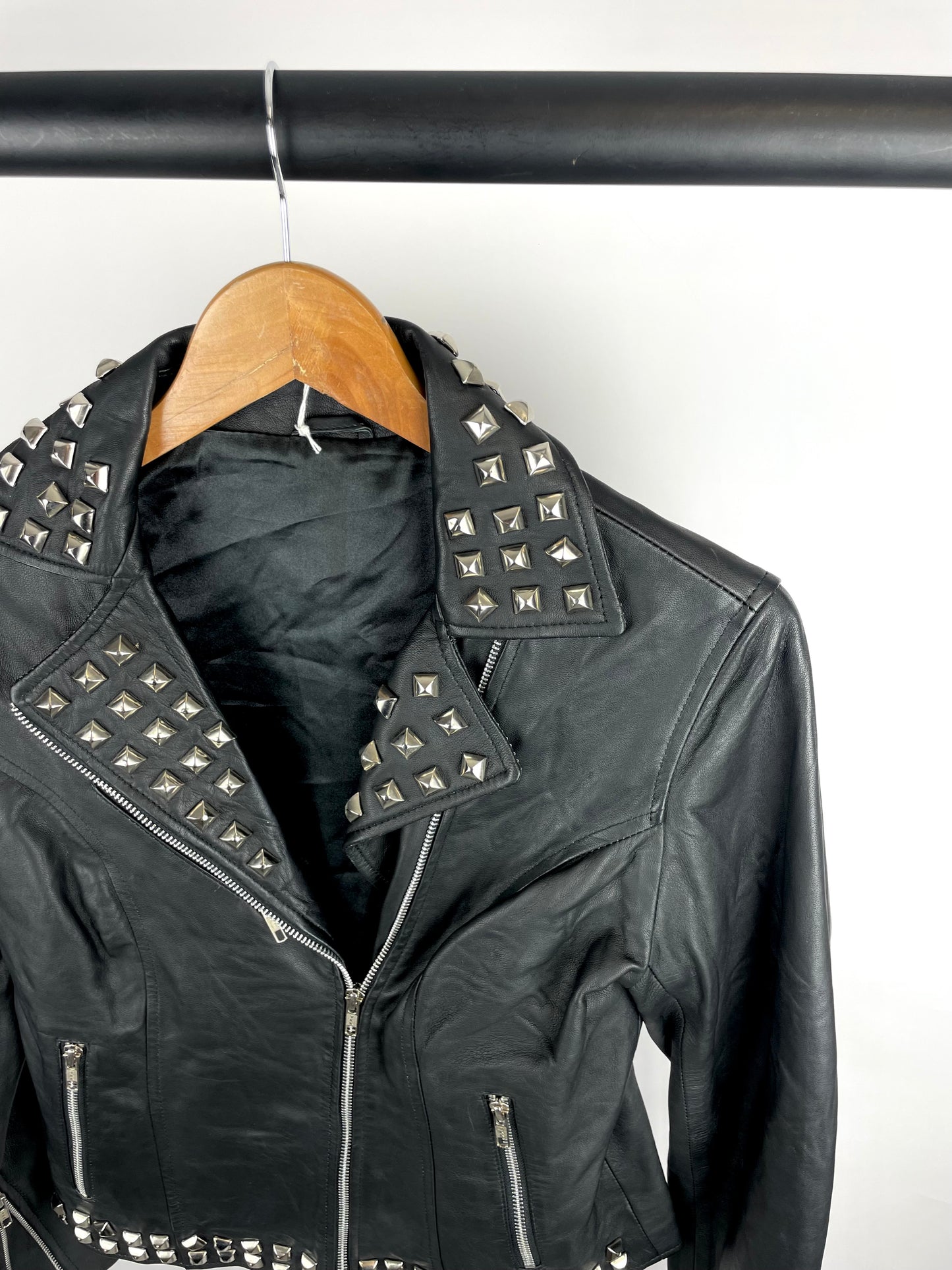 Vintage 90s Leather Biker Jacket