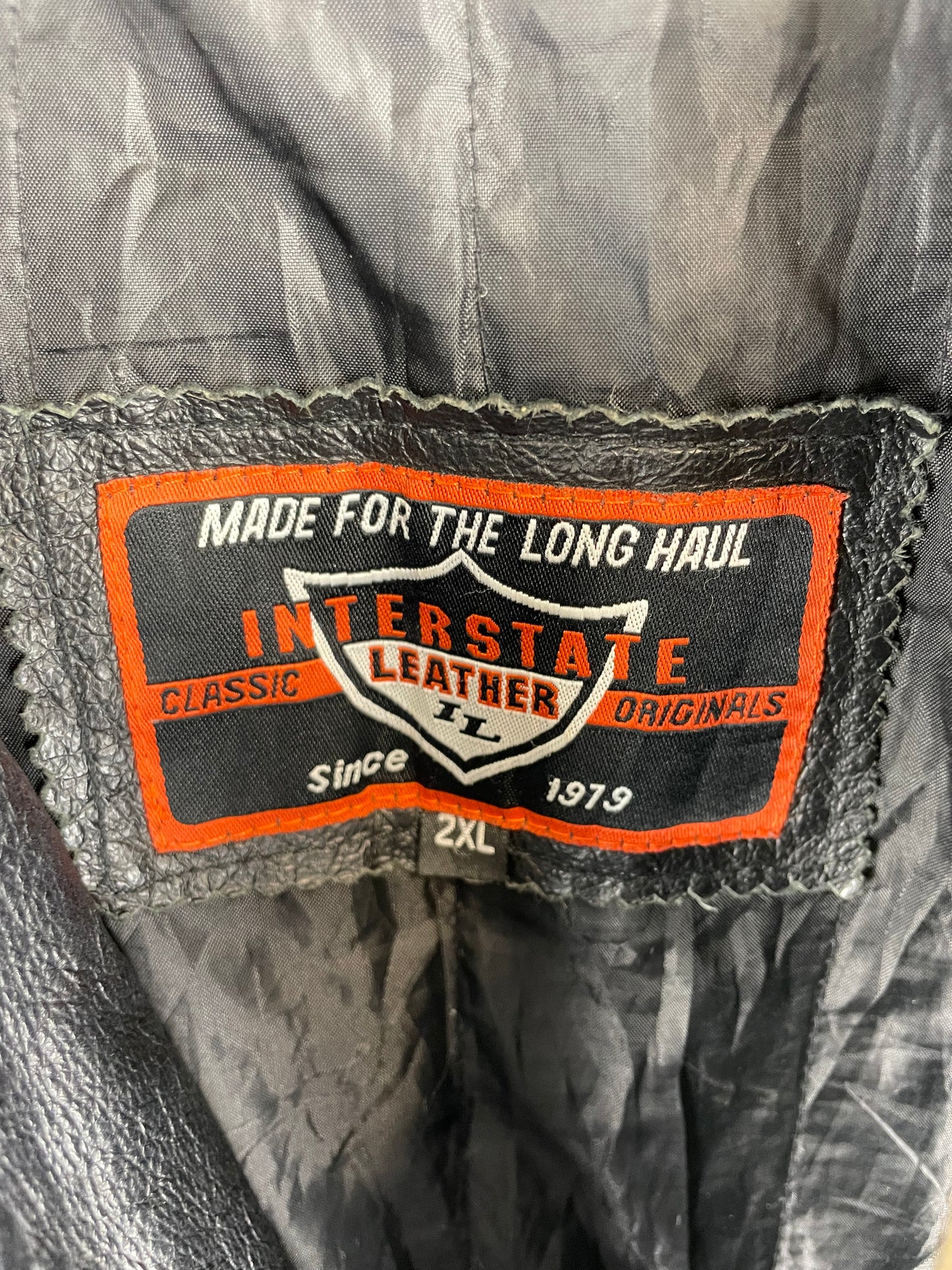 Vintage 90s Interstate Classic Originals Leather Jacket