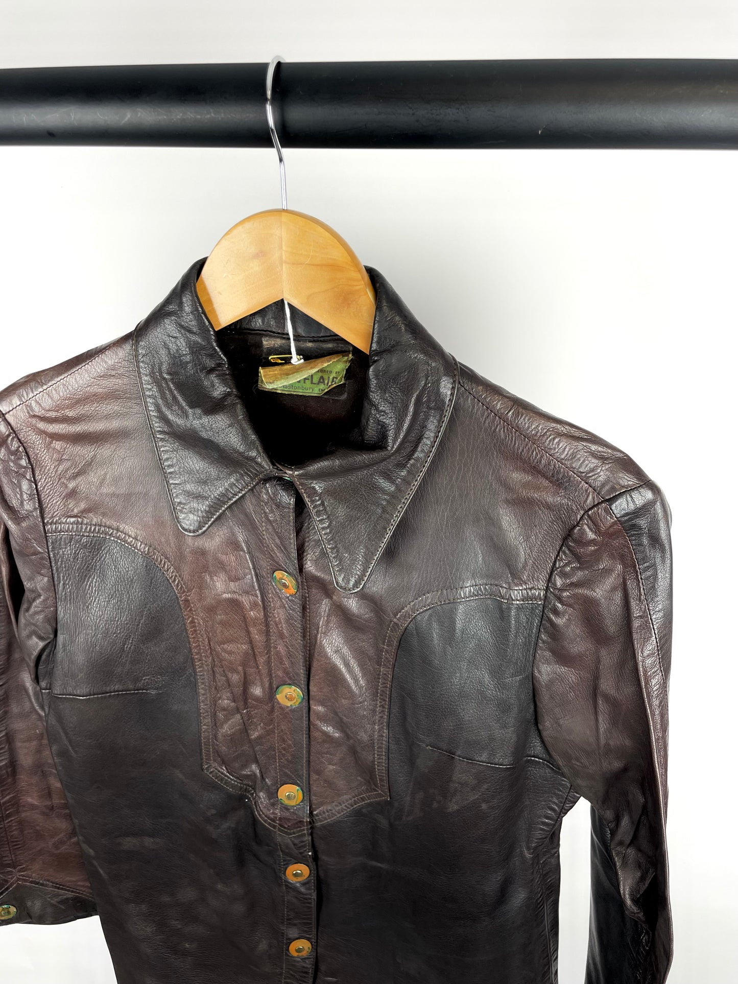 Vintage 90s Skinflair Leather Jacket