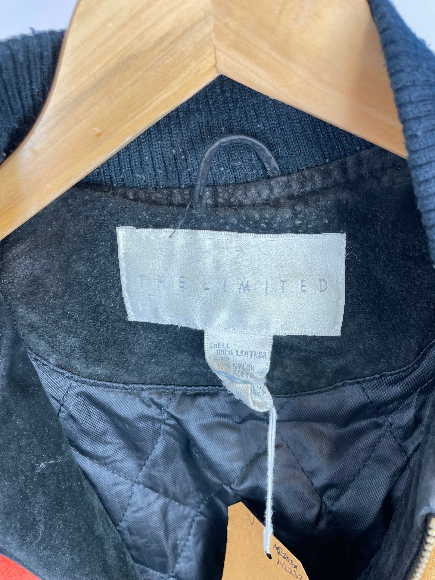 Vintage 90s The Limited Bomber Suede Jacket