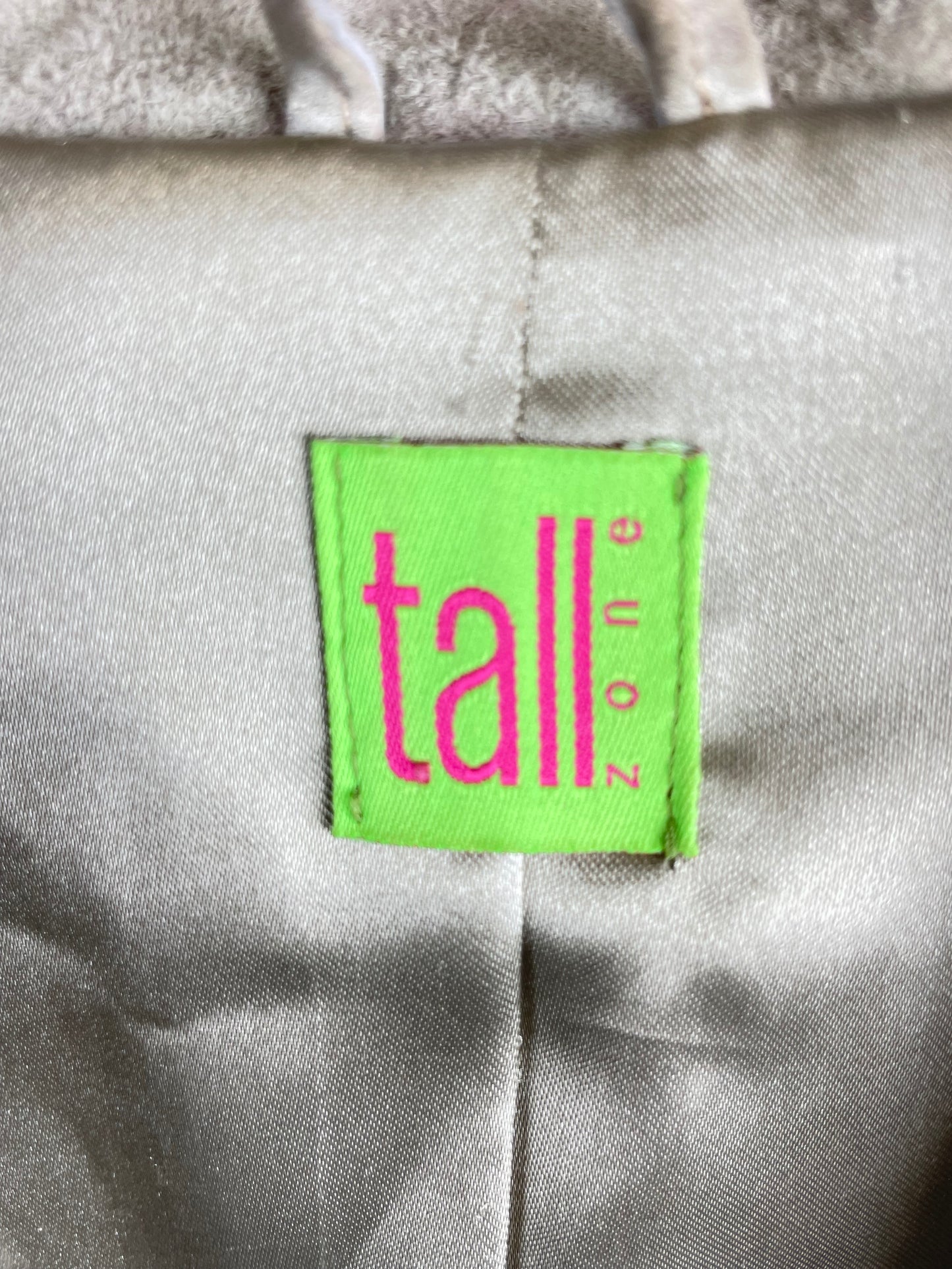 Vintage 90s tallZone Suede Tassel Jacket