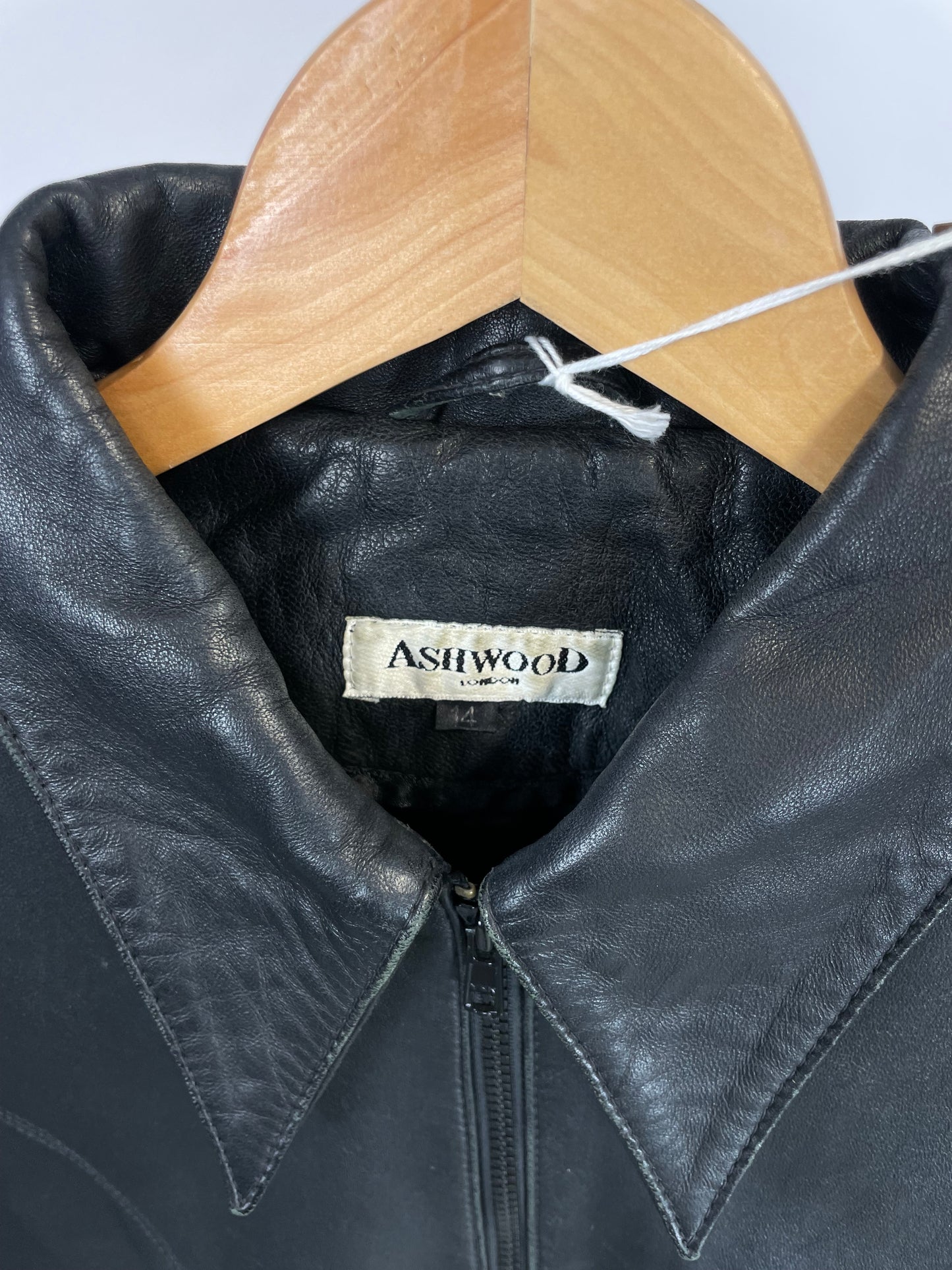 Vintage 90s Ashwood Long Leather Jacket