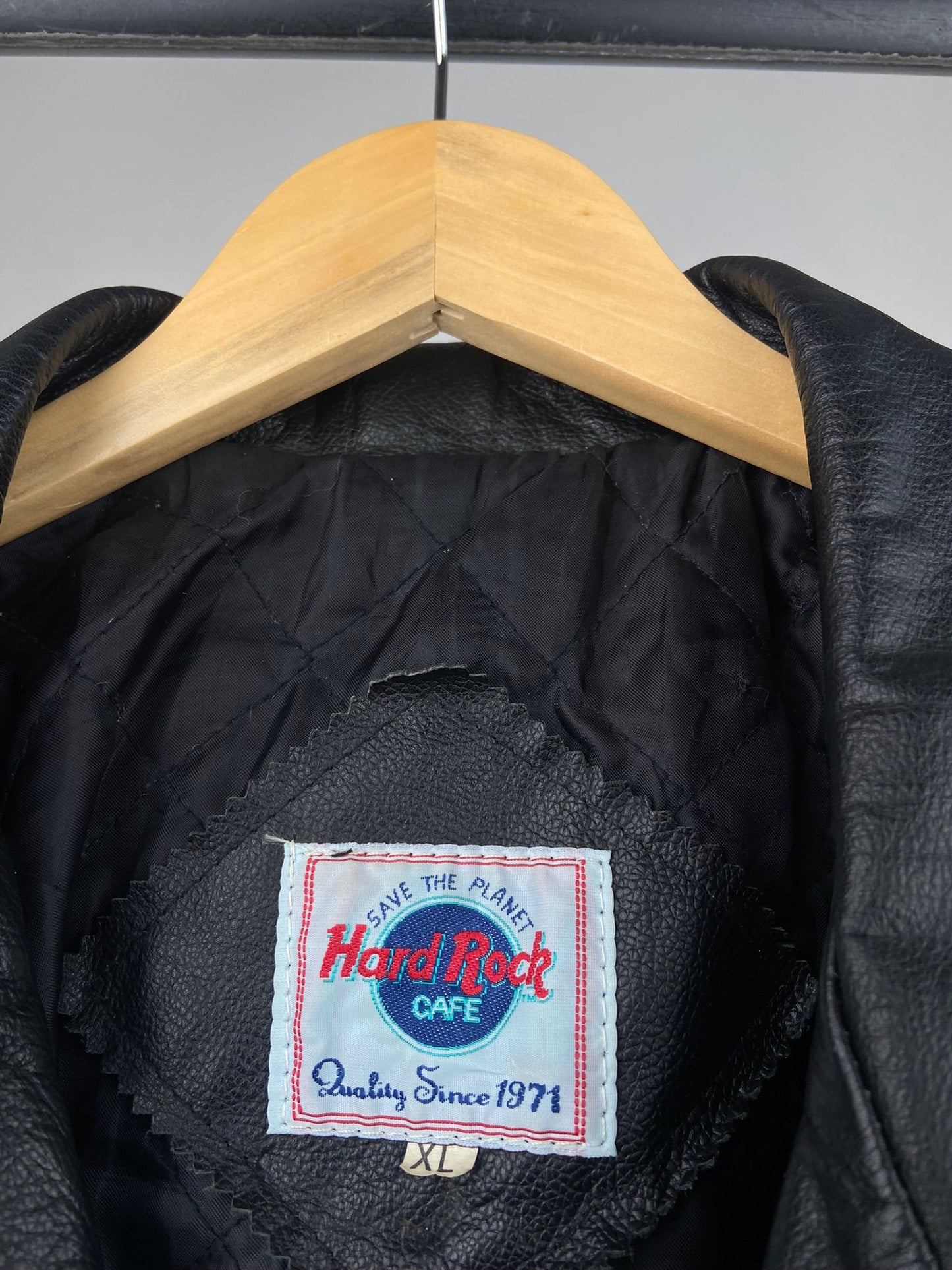 Vintage Hard Rock 90s Biker Jacket