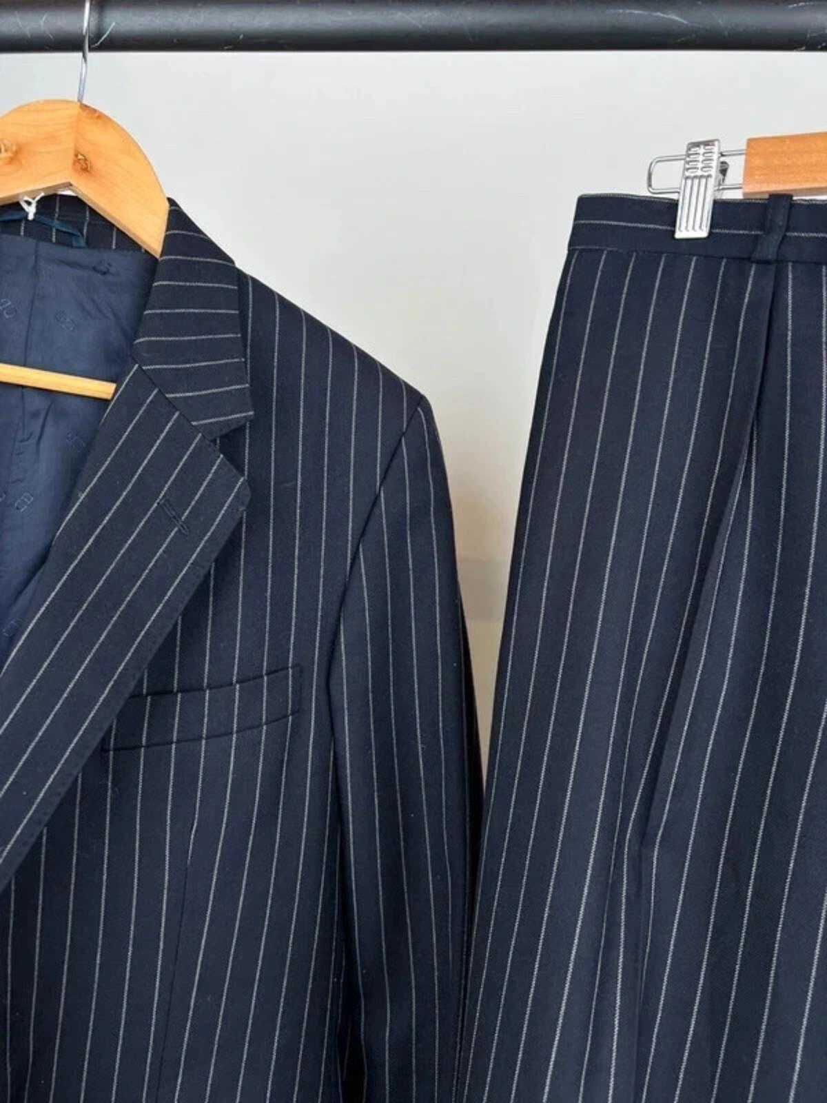 Vintage 90’s Christian Dior Pin Stripe Tailored Suit