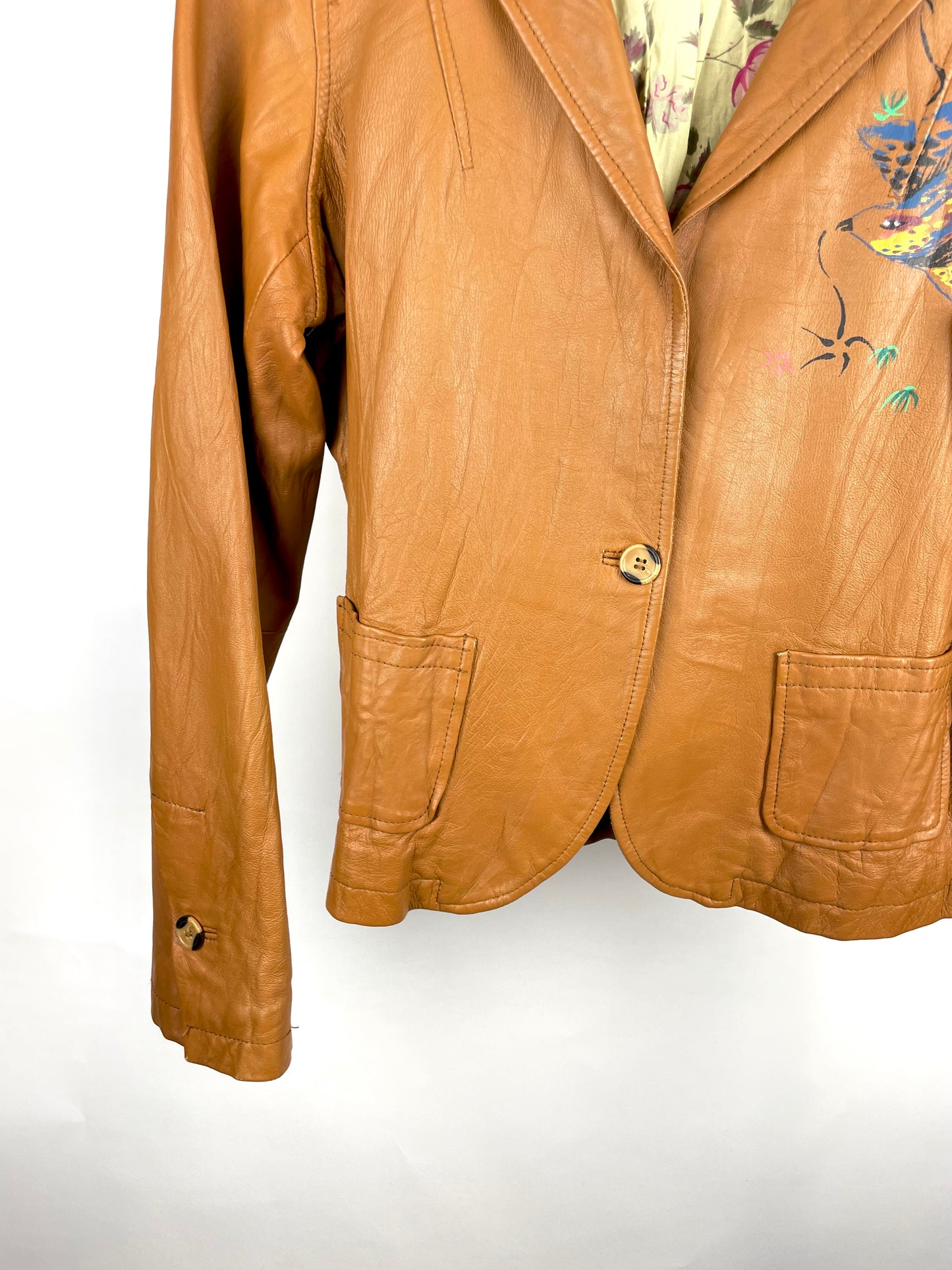 Vintage 90s Ventcouvert Leather Jacket