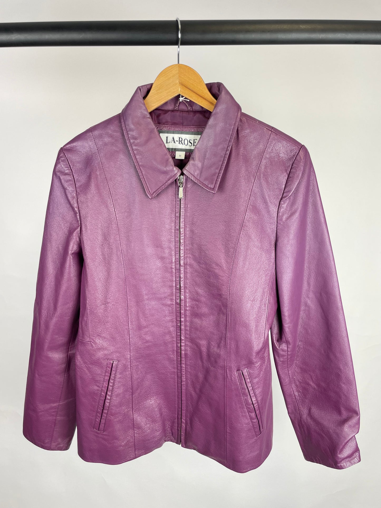 Vintage 90s LA-ROSE Leather Jacket