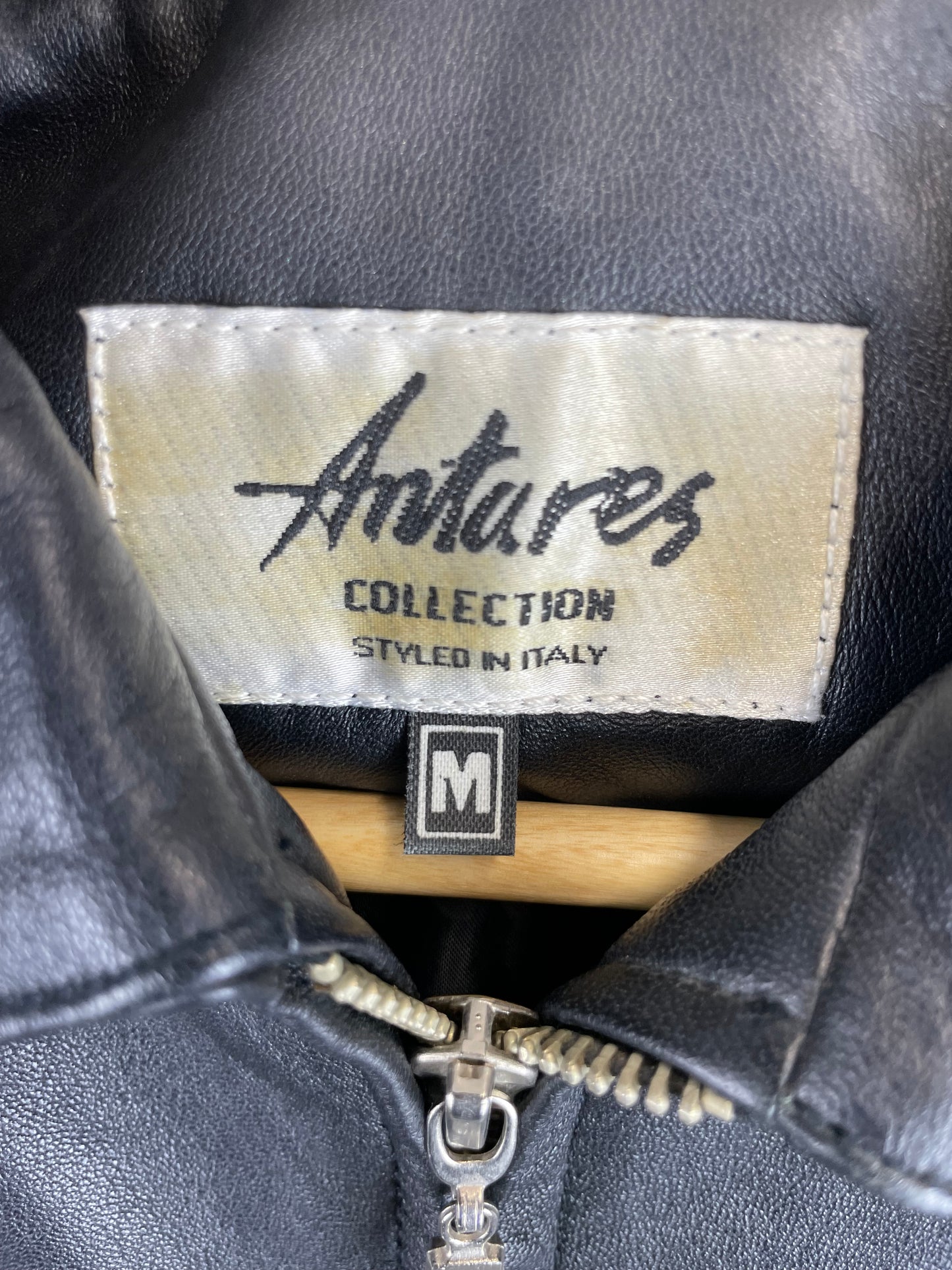 Vintage 90s Antares Collection Leather Jacket