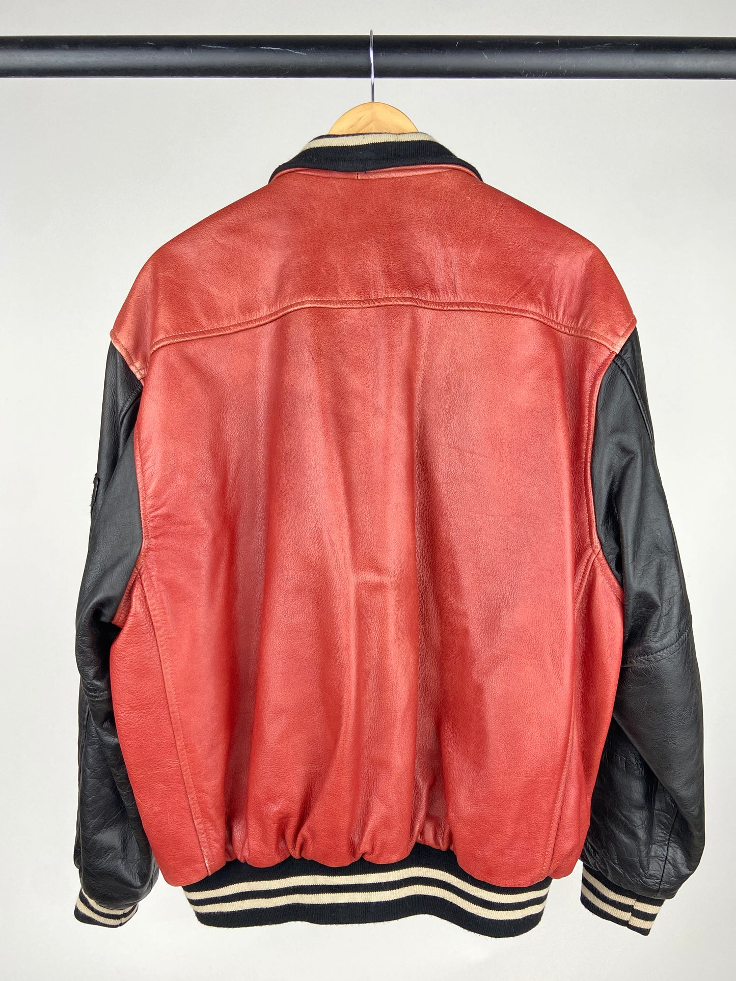 Redskins Bronx 90s Leather Baseball Jacket