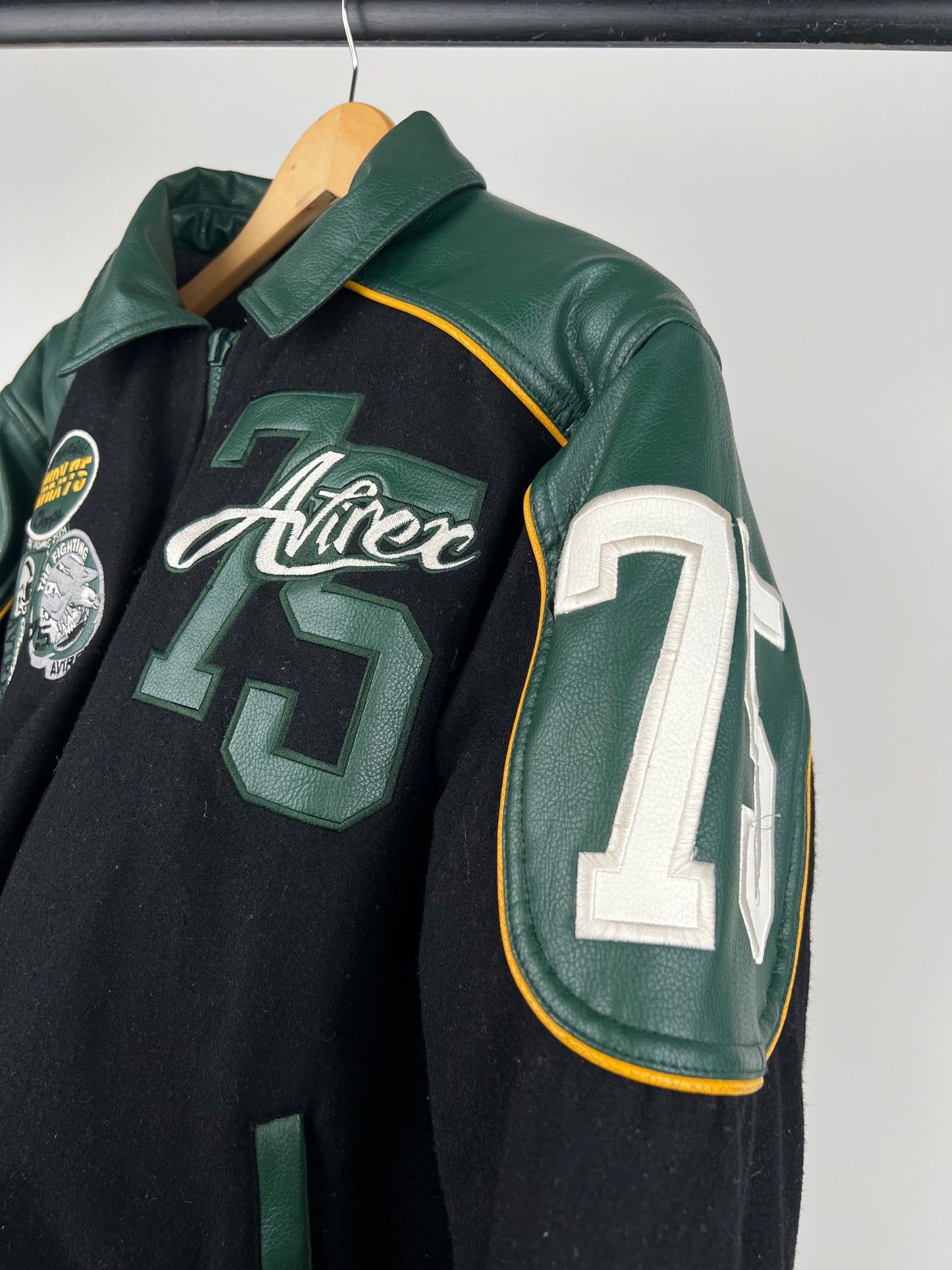 Vintage 90s Avirex 75 Champs Reversible Jacket